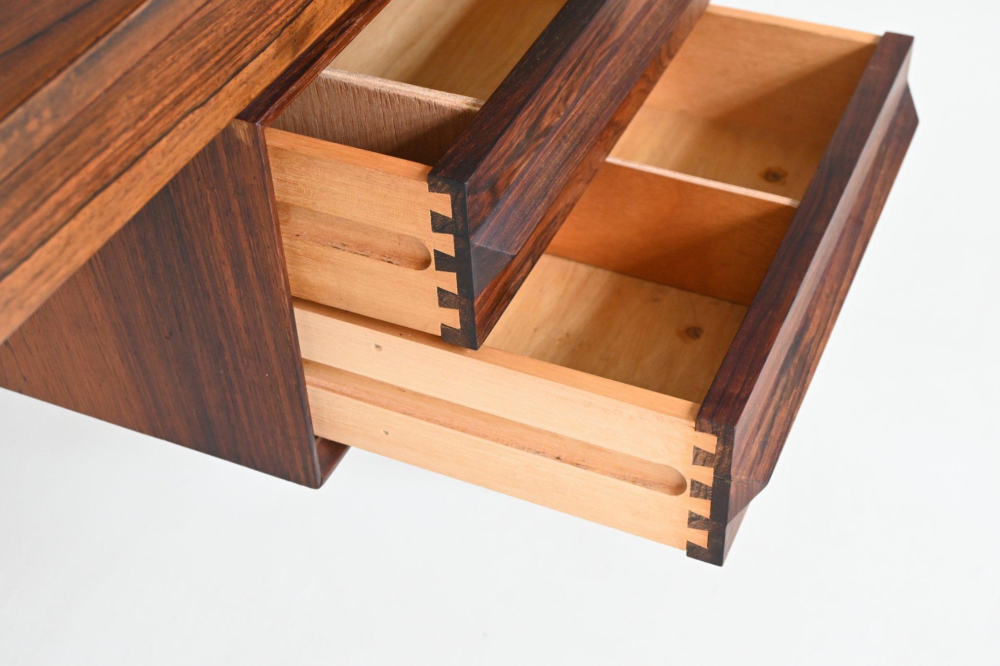 Torbjorn Afdal executive desk in rosewood Bruksbo Norway 1960 For Sale 5