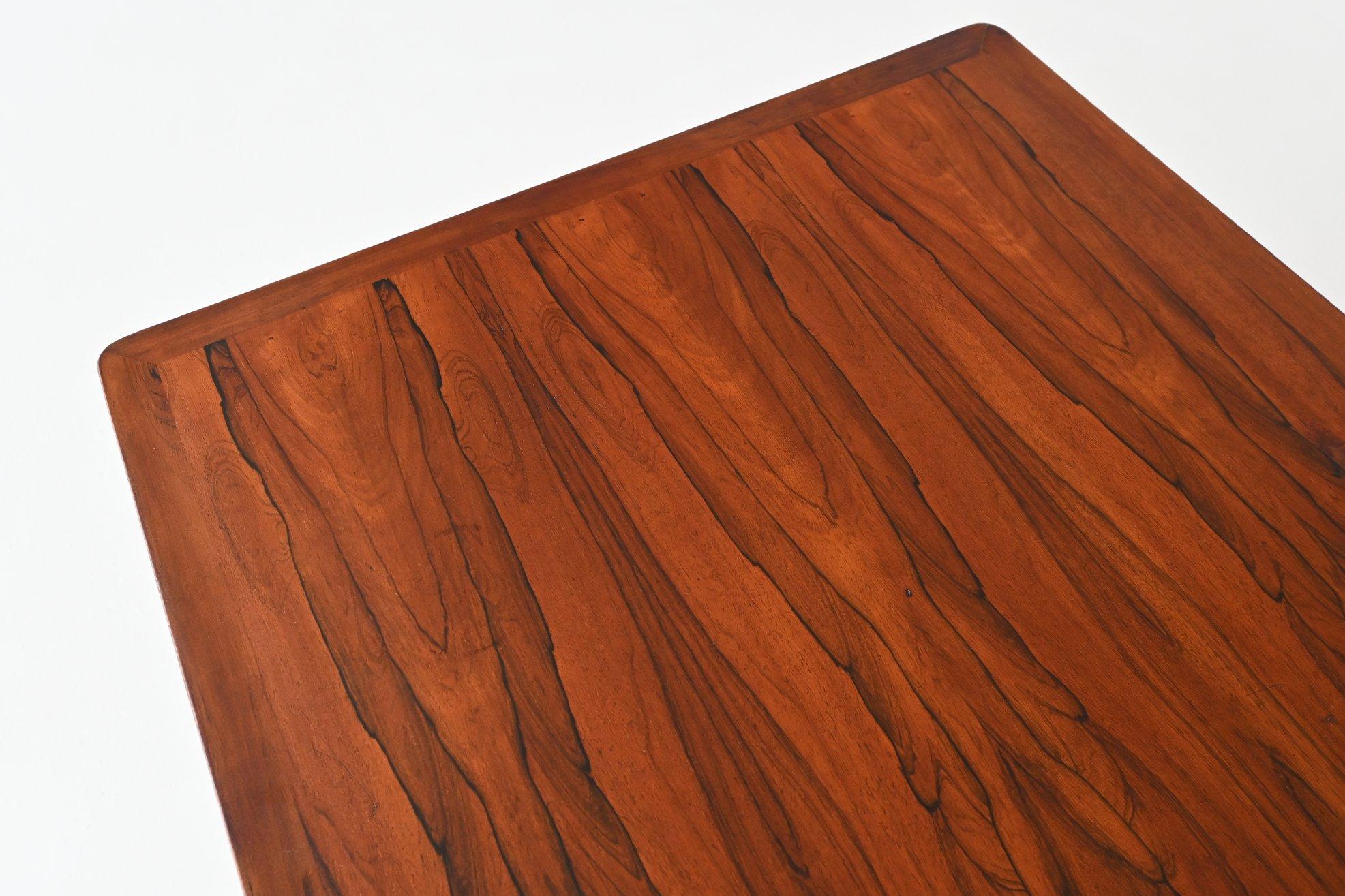 Torbjorn Afdal executive desk in rosewood Bruksbo Norway 1960 For Sale 9