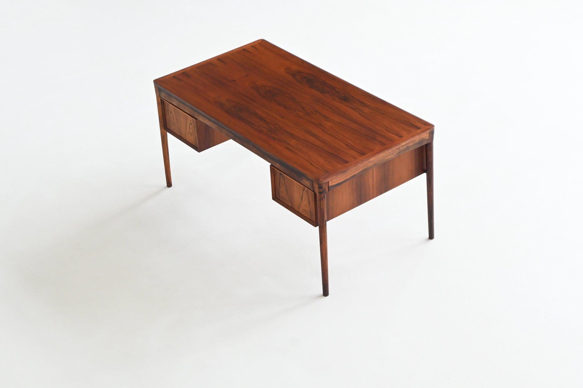 Torbjorn Afdal executive desk in rosewood Bruksbo Norway 1960 For Sale 10