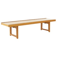 Torbjorn Afdal for Bruksbo Mid Century Teak Bench Coffee Table