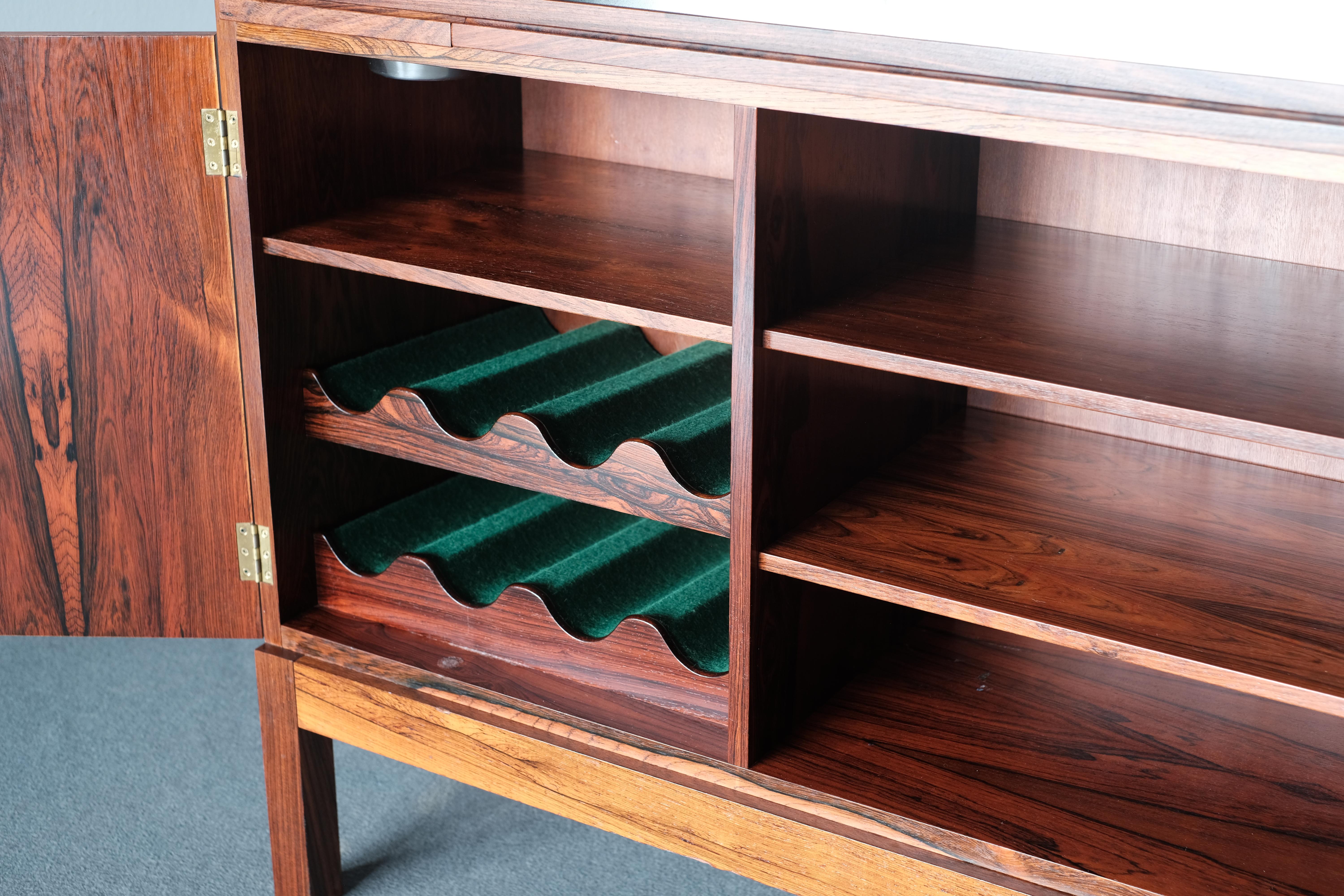 Torbjørn Afdal, Bar Cabinet in Brazilian Rosewood In Good Condition In Singapore, SG