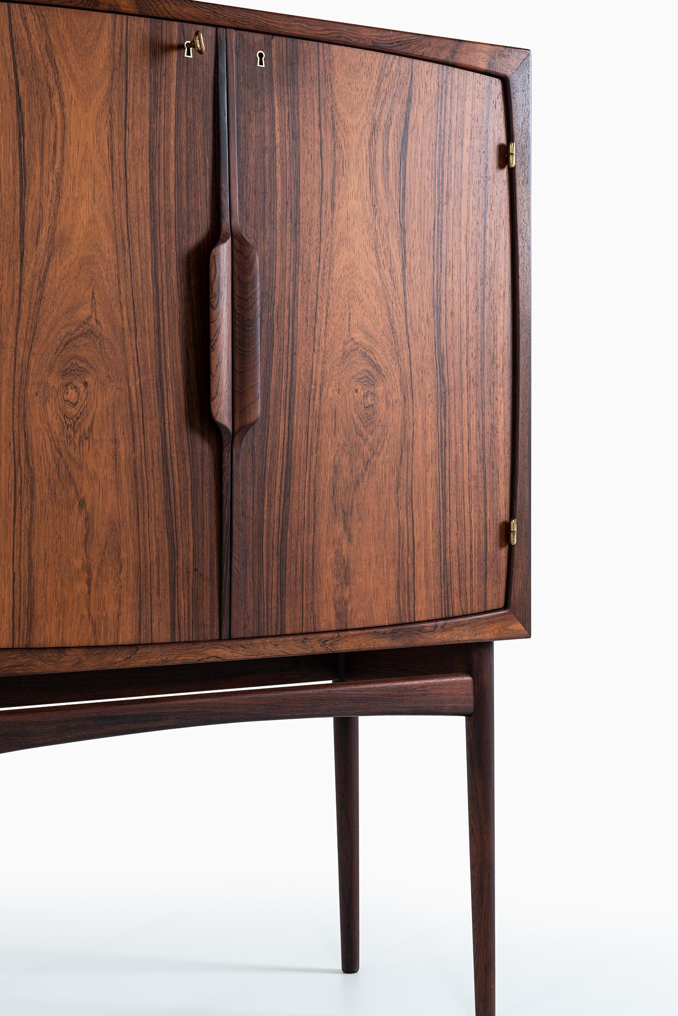 Rosewood Torbjørn Afdal Bar Cabinet Model Bacchus by Mellemstrands Møbelfabrik in Norway