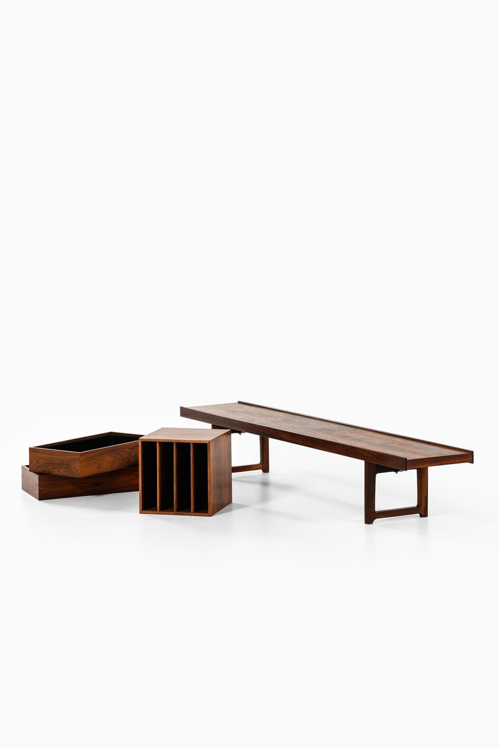 Torbjørn Afdal Bench / Side Table Model Krobo by Mellemstrands Møbelfabrik For Sale 1