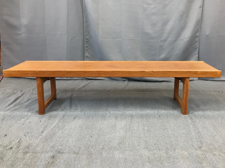Torbjørn Afdal for Bruksbo “Korbo” Long Teak Bench For Sale at 1stdibs