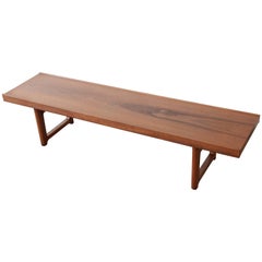 Torbjørn Afdal for Bruksbo 'Krobo' Teak Bench or Coffee Table