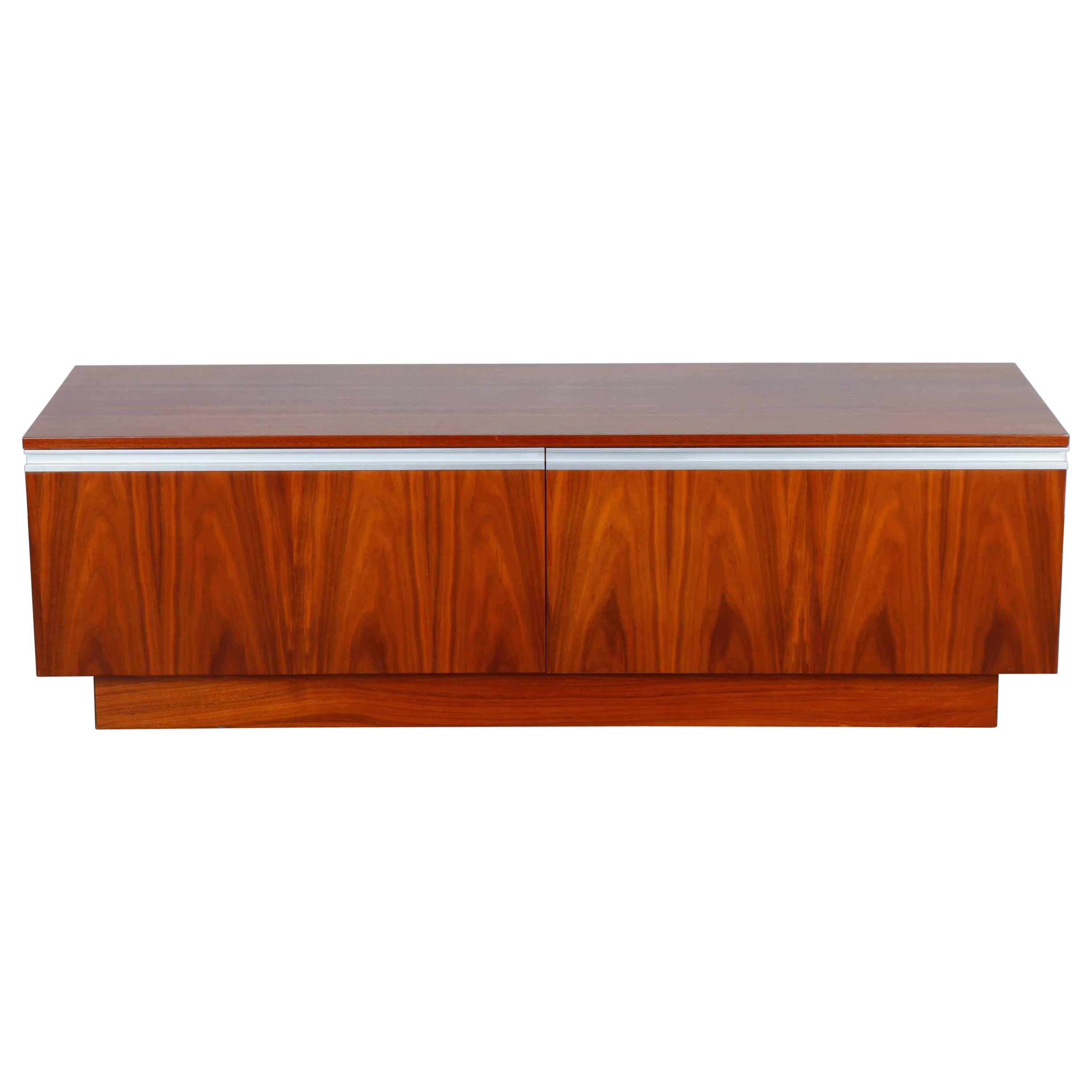 Torbjørn Afdal for Bruksbo Rosewood Low Sideboard, Norway, 1960s For Sale