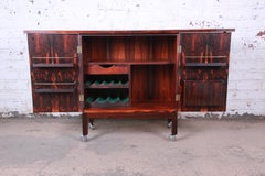 Torbjørn Afdal for Mellemstrands Møbelfabrik Scandinavian Rosewood Bar Cart
