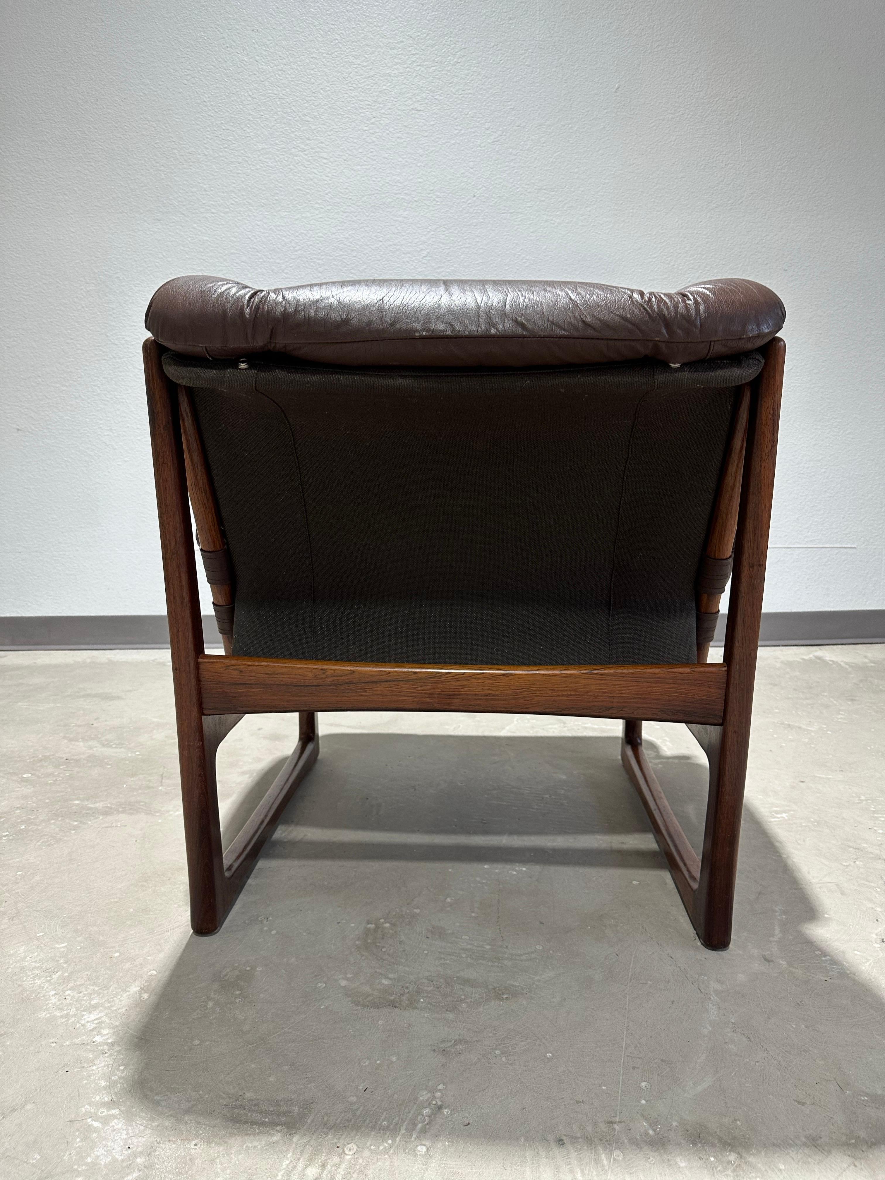 Torbjørn Afdal for Nesjestranda Møbelfabrikk Rosewood Lounge Chair 1