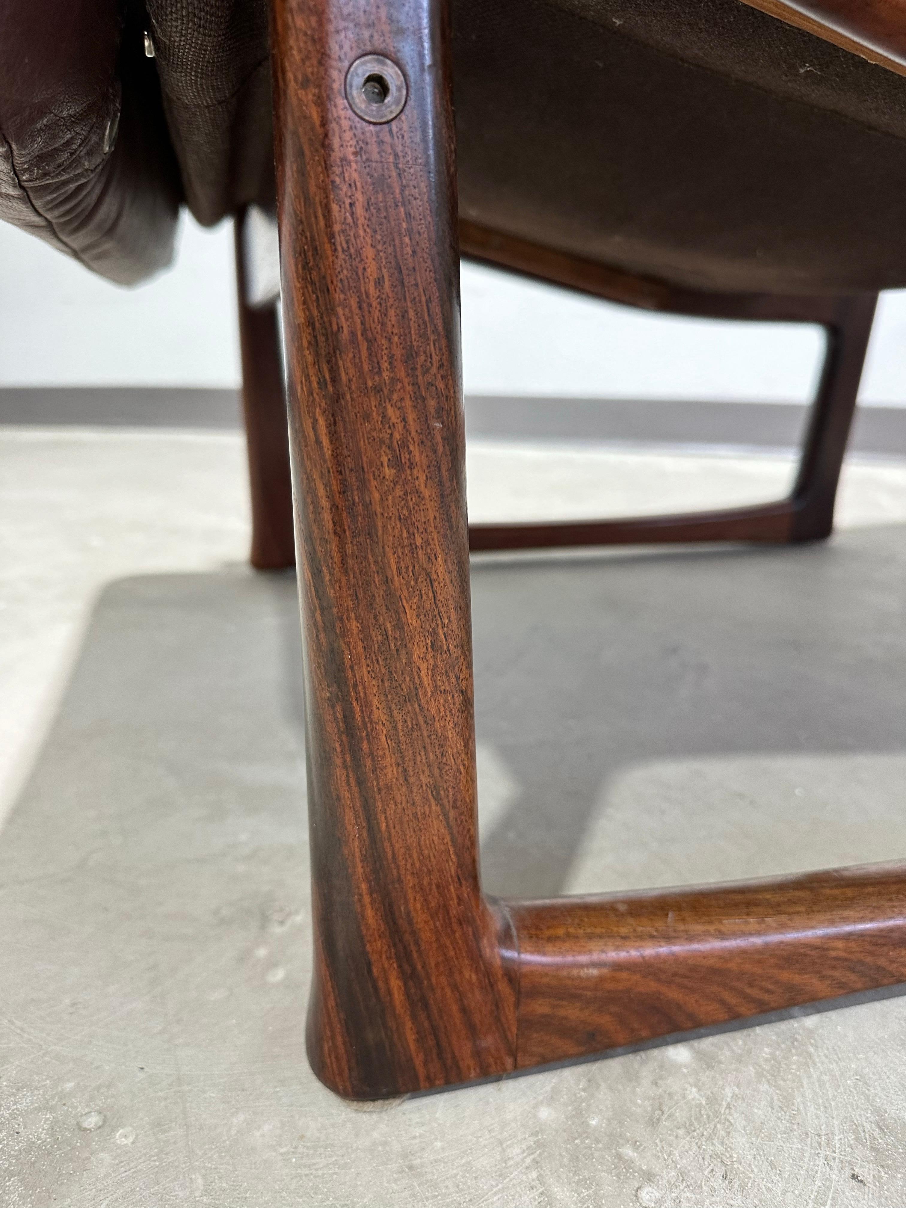 Torbjørn Afdal for Nesjestranda Møbelfabrikk Rosewood Lounge Chair 2