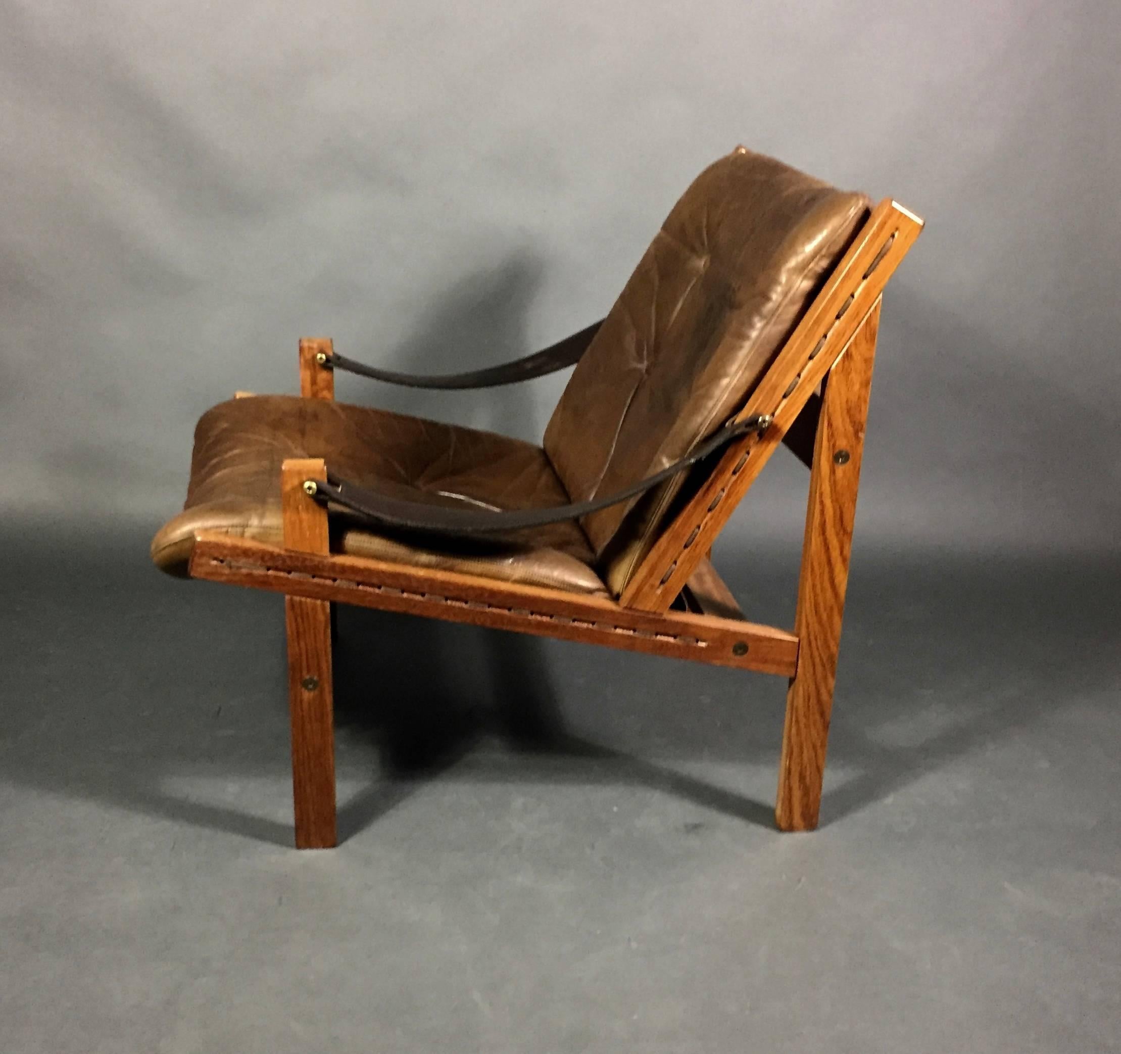 Scandinavian Modern Torbjørn Afdal Hunter Chair for Buksbo, Norway, 1960s