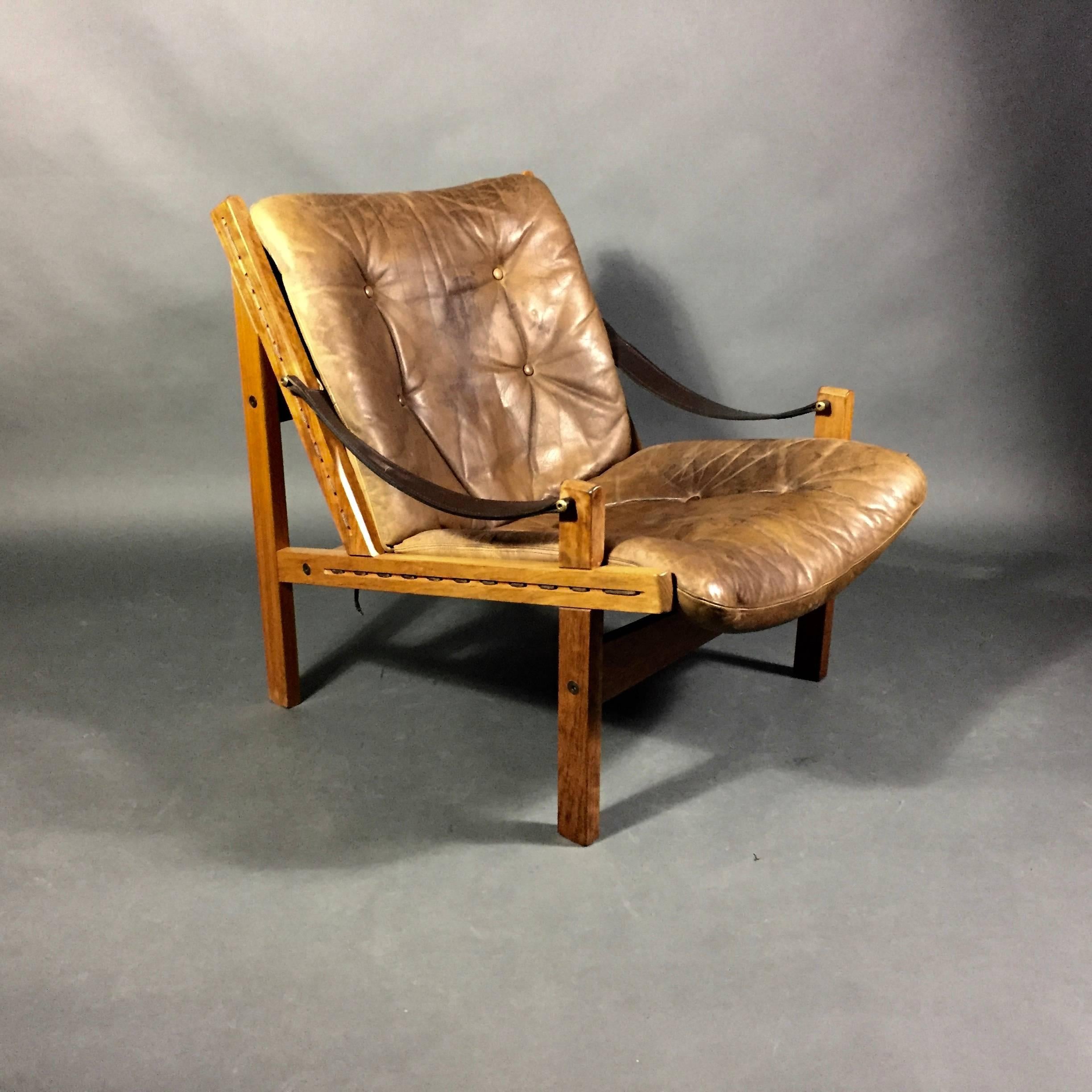 Mid-20th Century Torbjørn Afdal Hunter Chair for Buksbo, Norway, 1960s