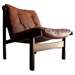 Torbjørn Afdal – Hunter Chair – Leather – Bruksbo – Norway – 1960s
