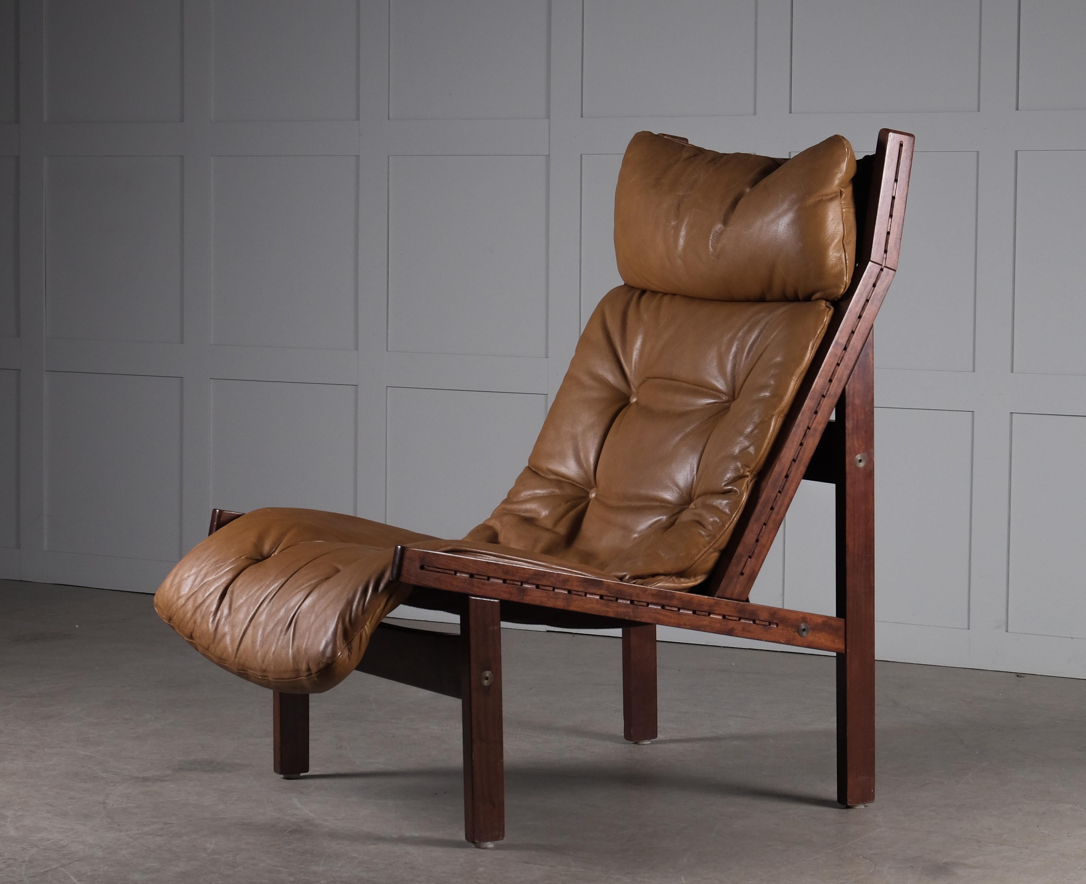 Late 20th Century Torbjørn Afdal Hunter Easy Chair, 1970s