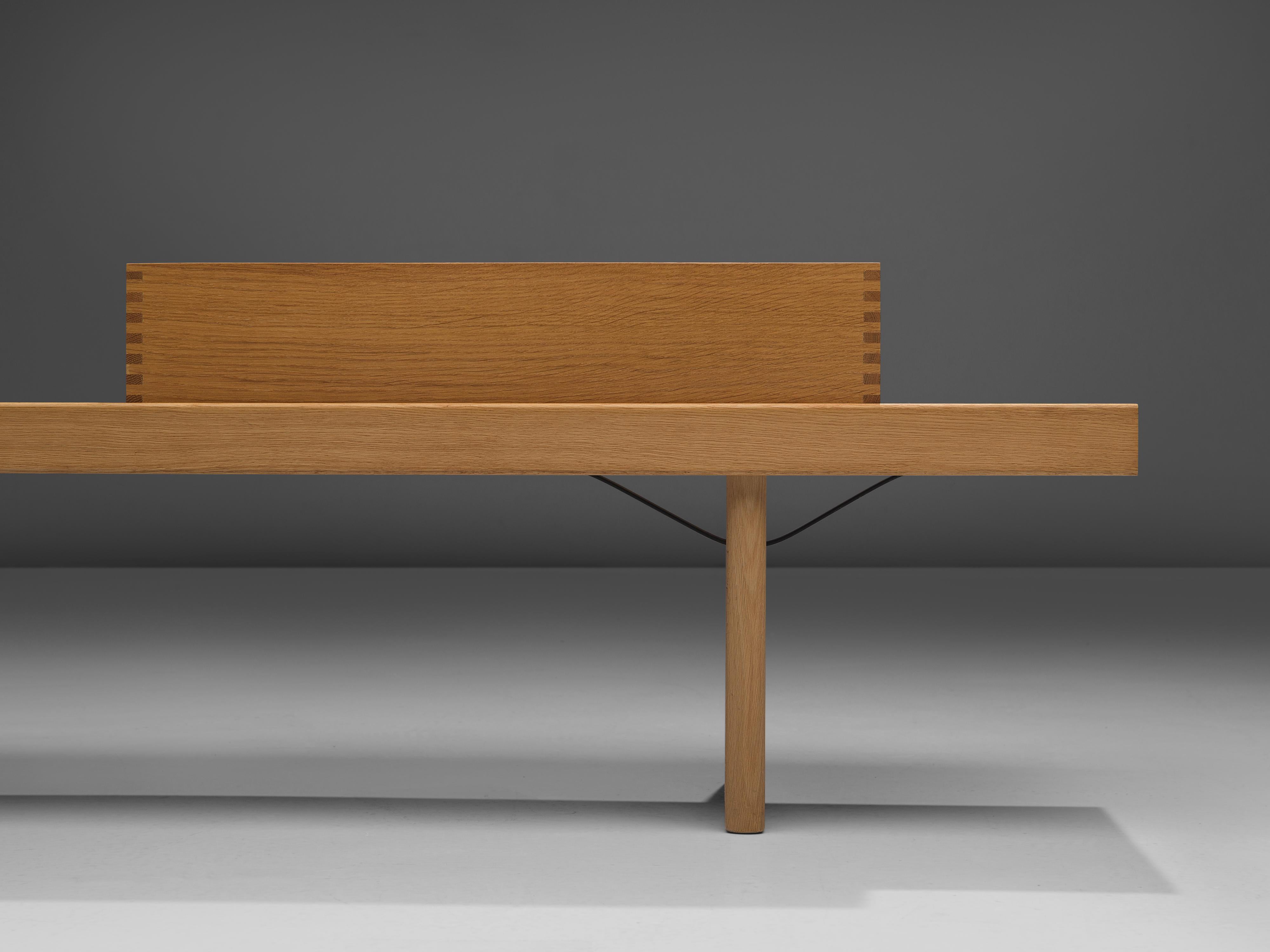 Torbjørn Afdal Iconic ‘Krobo’ Bench or Side Table in Oak In Good Condition In Waalwijk, NL