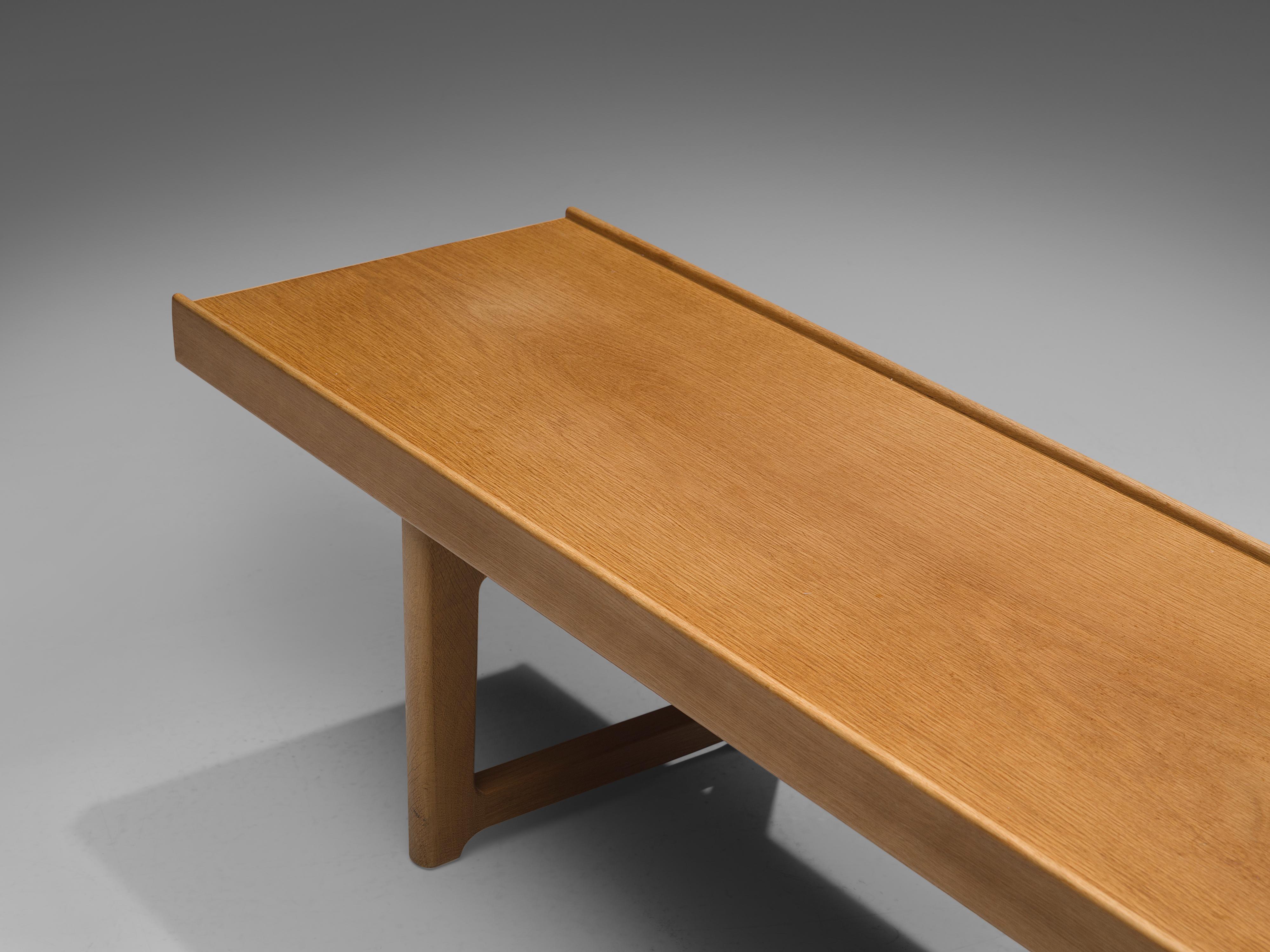 Mid-20th Century Torbjørn Afdal Iconic ‘Krobo’ Bench or Side Table in Oak