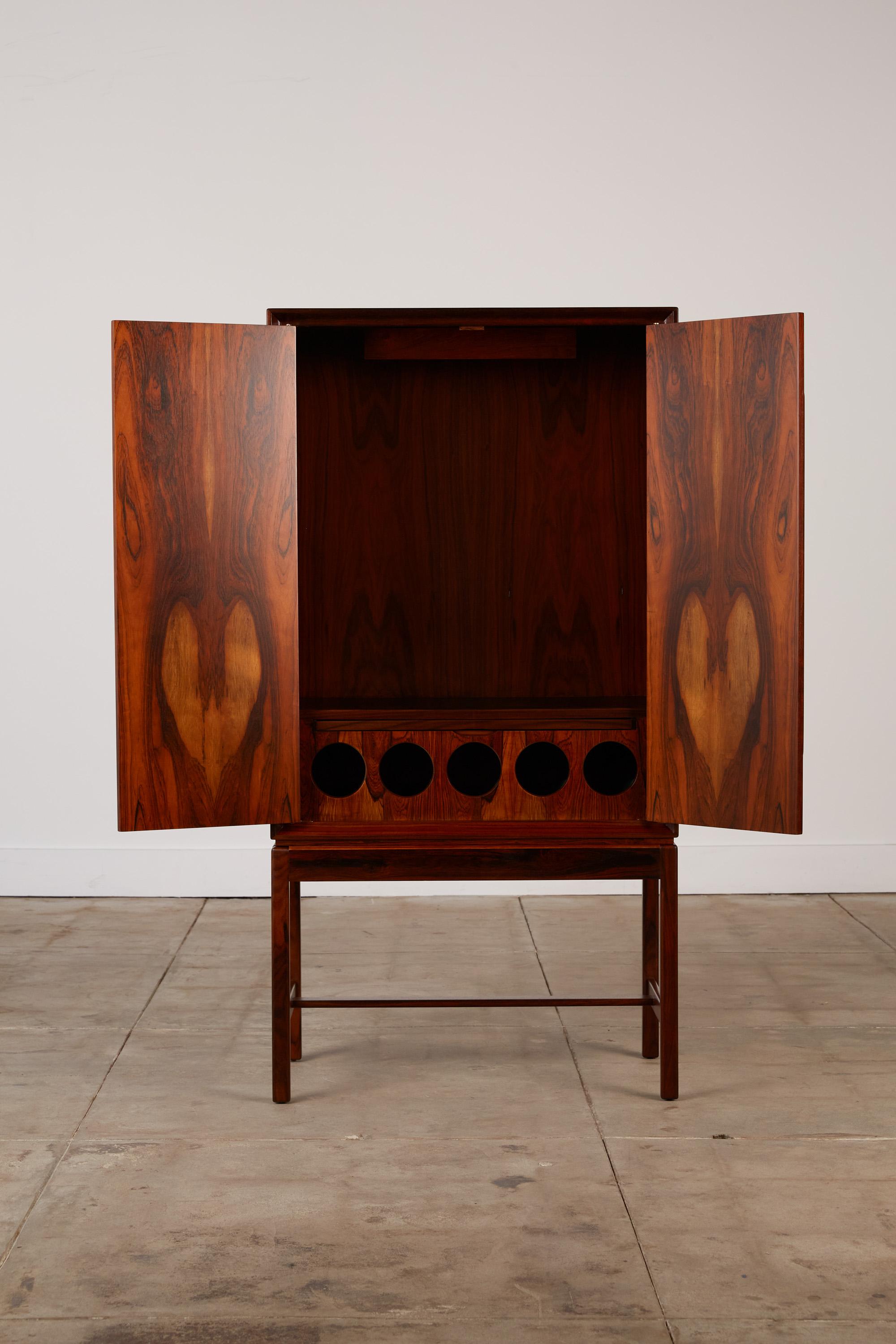 Mid-Century Modern Torbjørn Afdal Rosewood Bar Cabinet