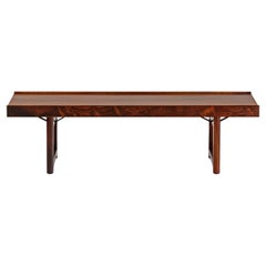 Mesa de banco Torbjørn Afdal Rosewood Krobo 1,2m c1960s