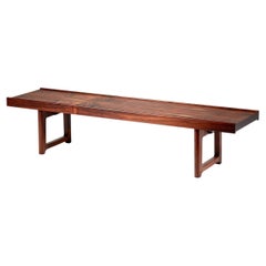 Torbjørn Afdal Rosewood Krobo Bench, circa 1960