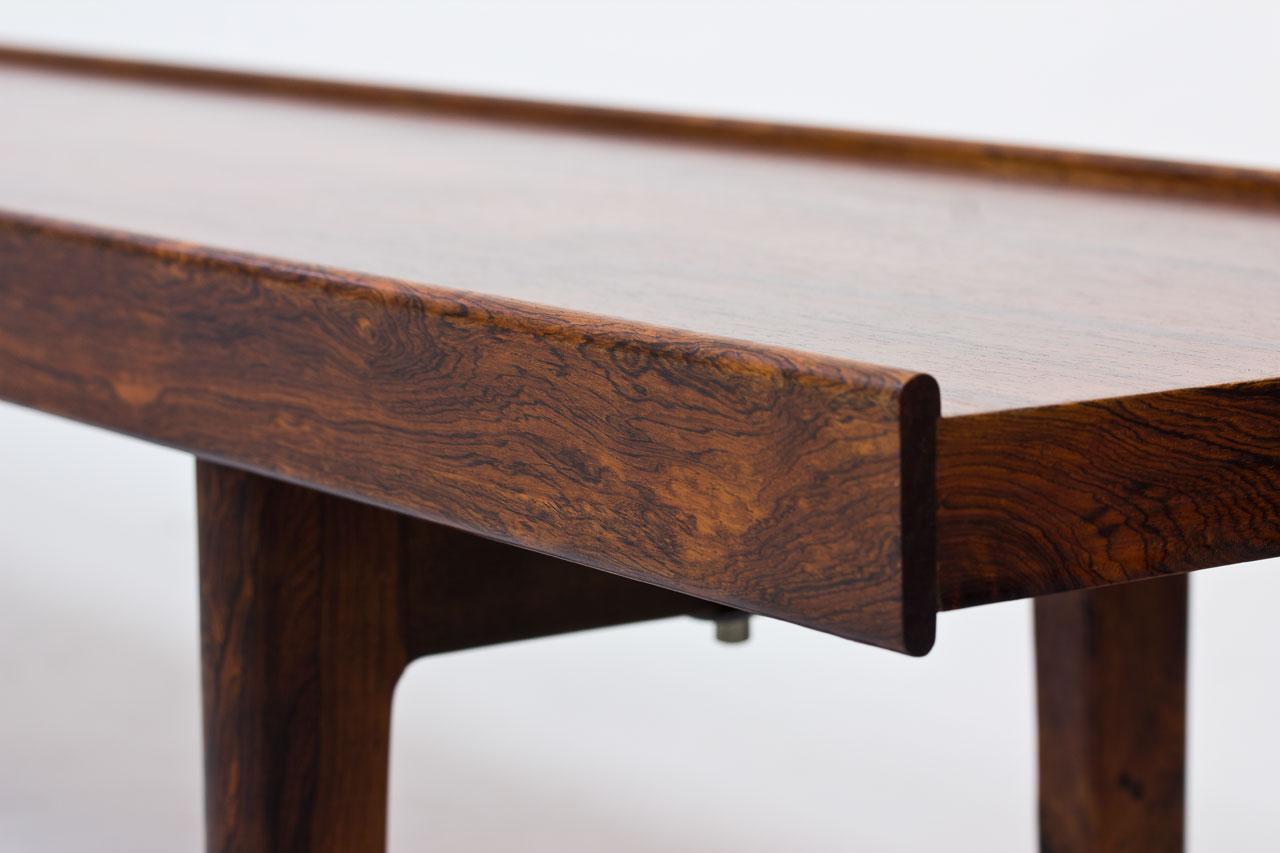 Torbjørn Afdal Rosewood “Krobo” Bench, Norway, 1960s 5