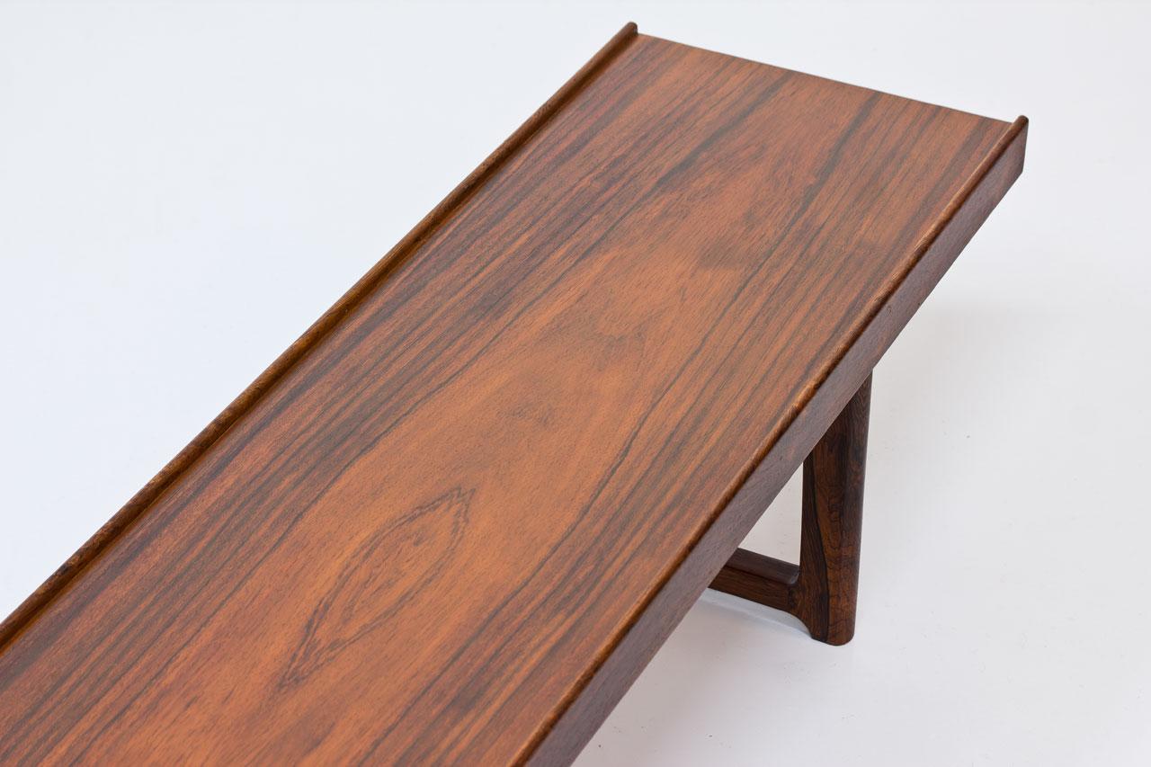 Torbjørn Afdal Rosewood “Krobo” Bench, Norway, 1960s 2