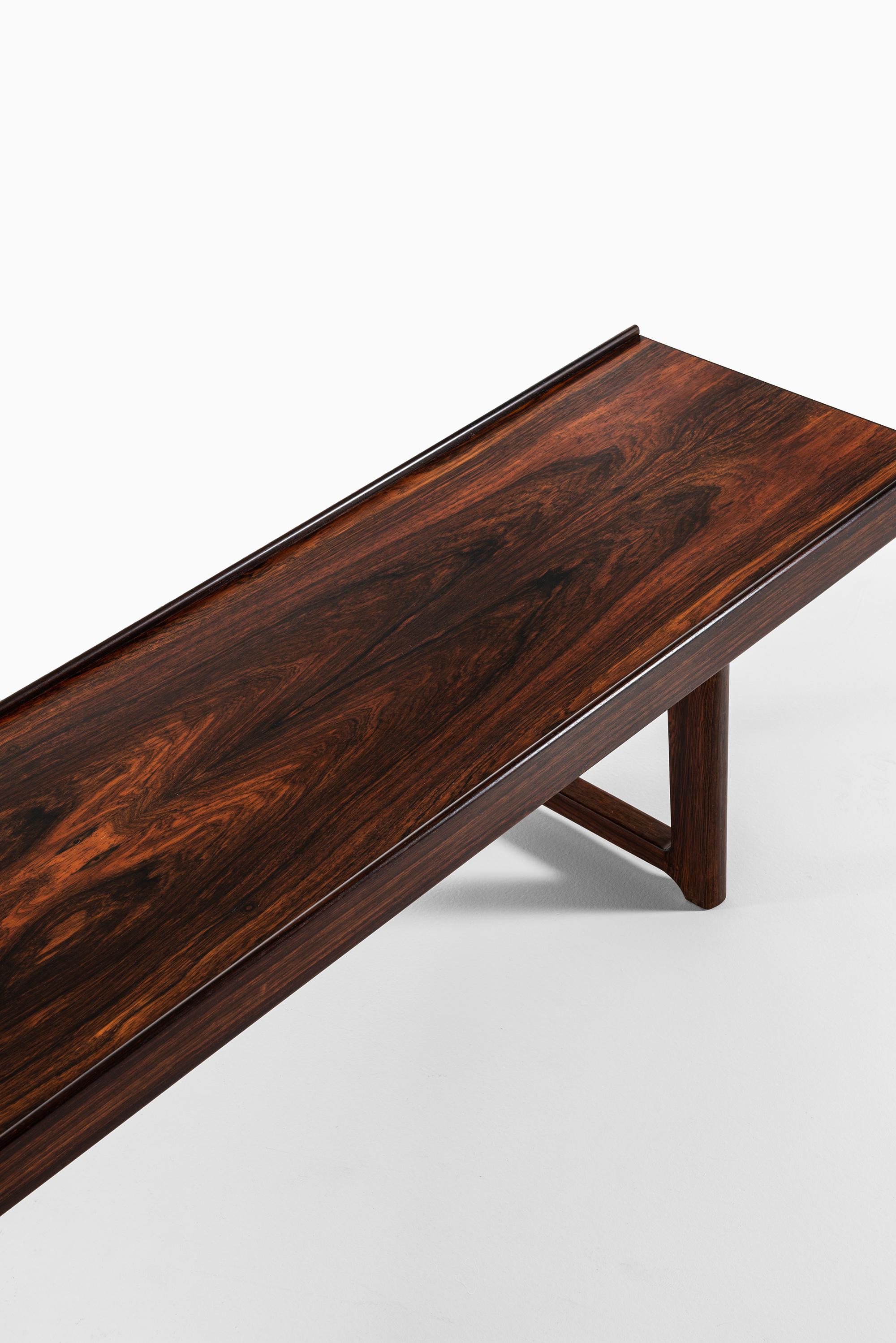 Scandinavian Modern Torbjørn Afdal Side Table / Bench Model Krobo Produced in Norway For Sale