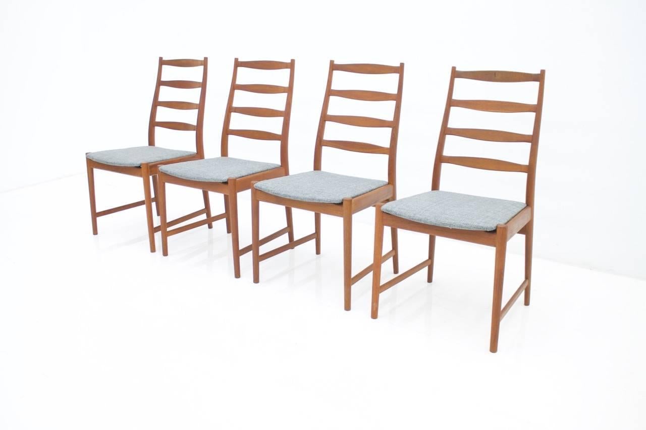 Scandinavian Modern Torbjørn Afdal Teak Dining Chairs by Vamo, Denmark, 1960s