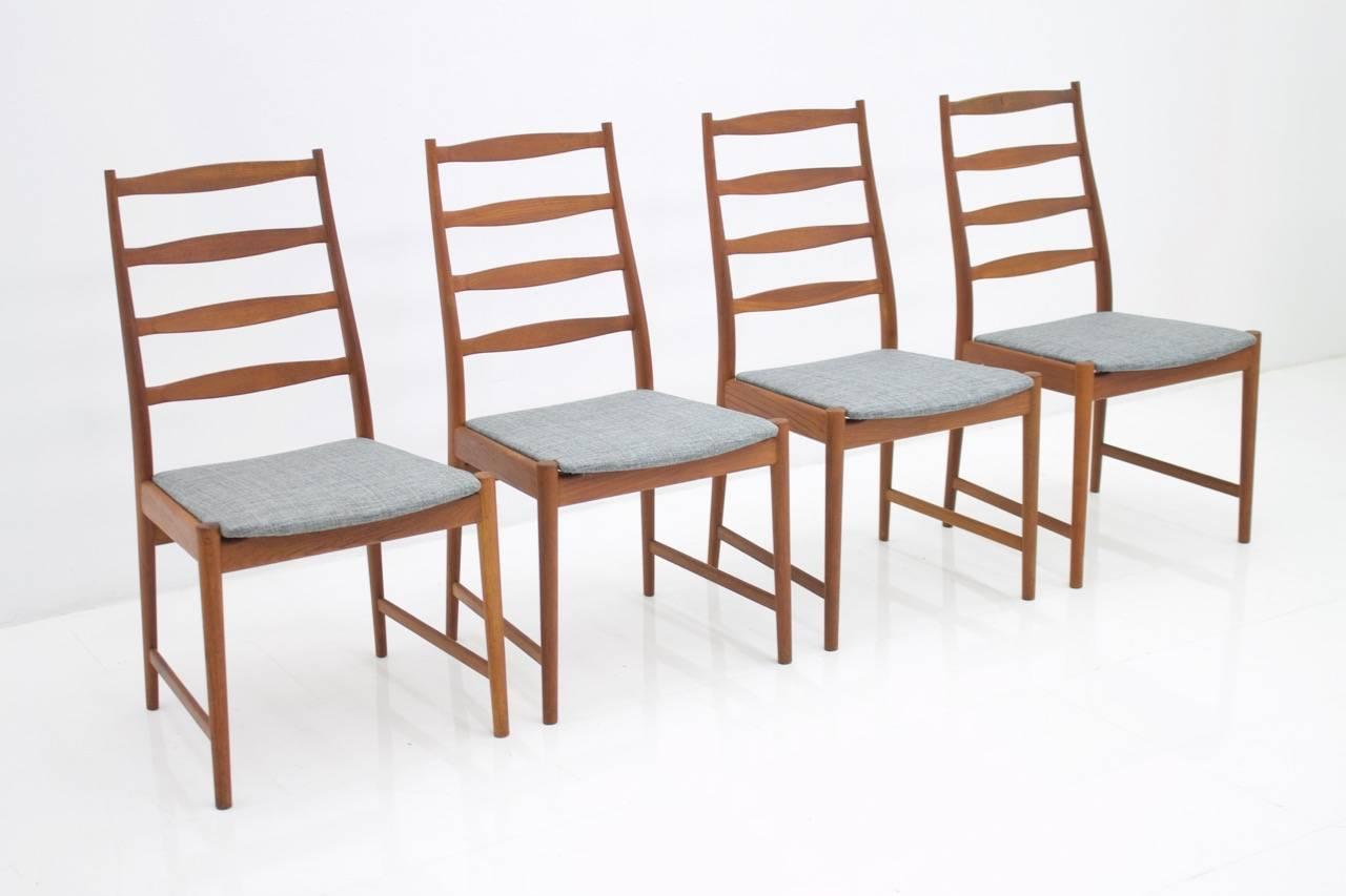 Danish Torbjørn Afdal Teak Dining Chairs by Vamo, Denmark, 1960s