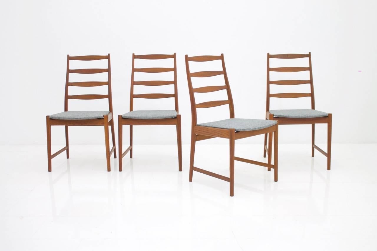 Torbjørn Afdal Teak Dining Chairs by Vamo, Denmark, 1960s In Good Condition In Frankfurt / Dreieich, DE