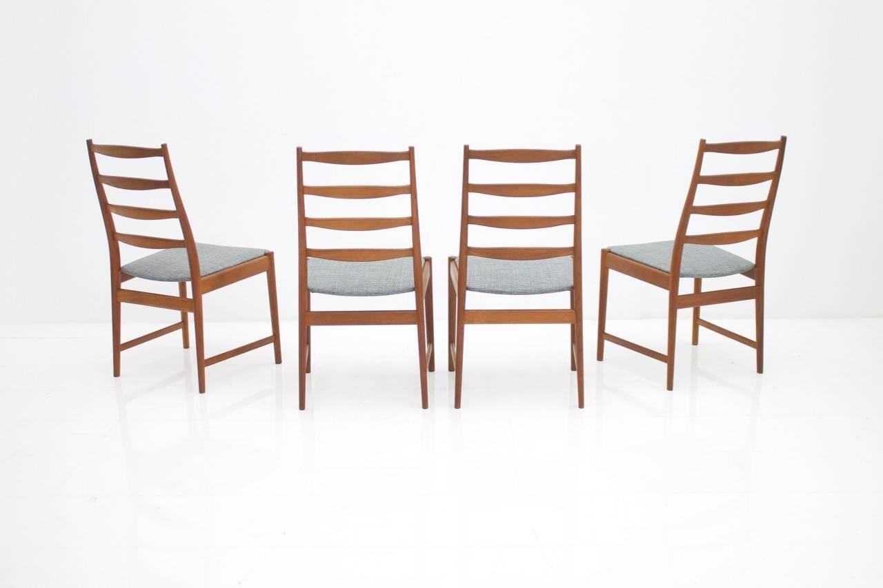 Torbjørn Afdal Teak Dining Chairs by Vamo, Denmark, 1960s 1