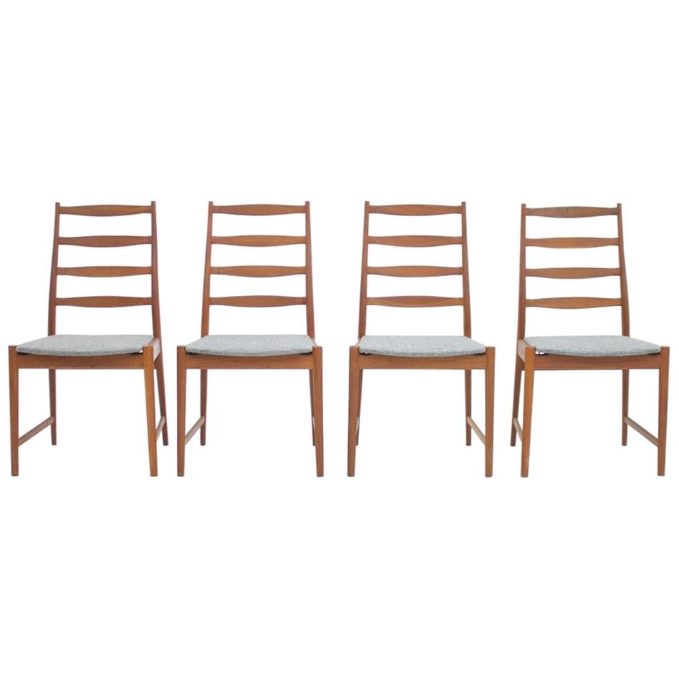 Torbjørn Afdal Teak Dining Chairs by Vamo, Denmark, 1960s