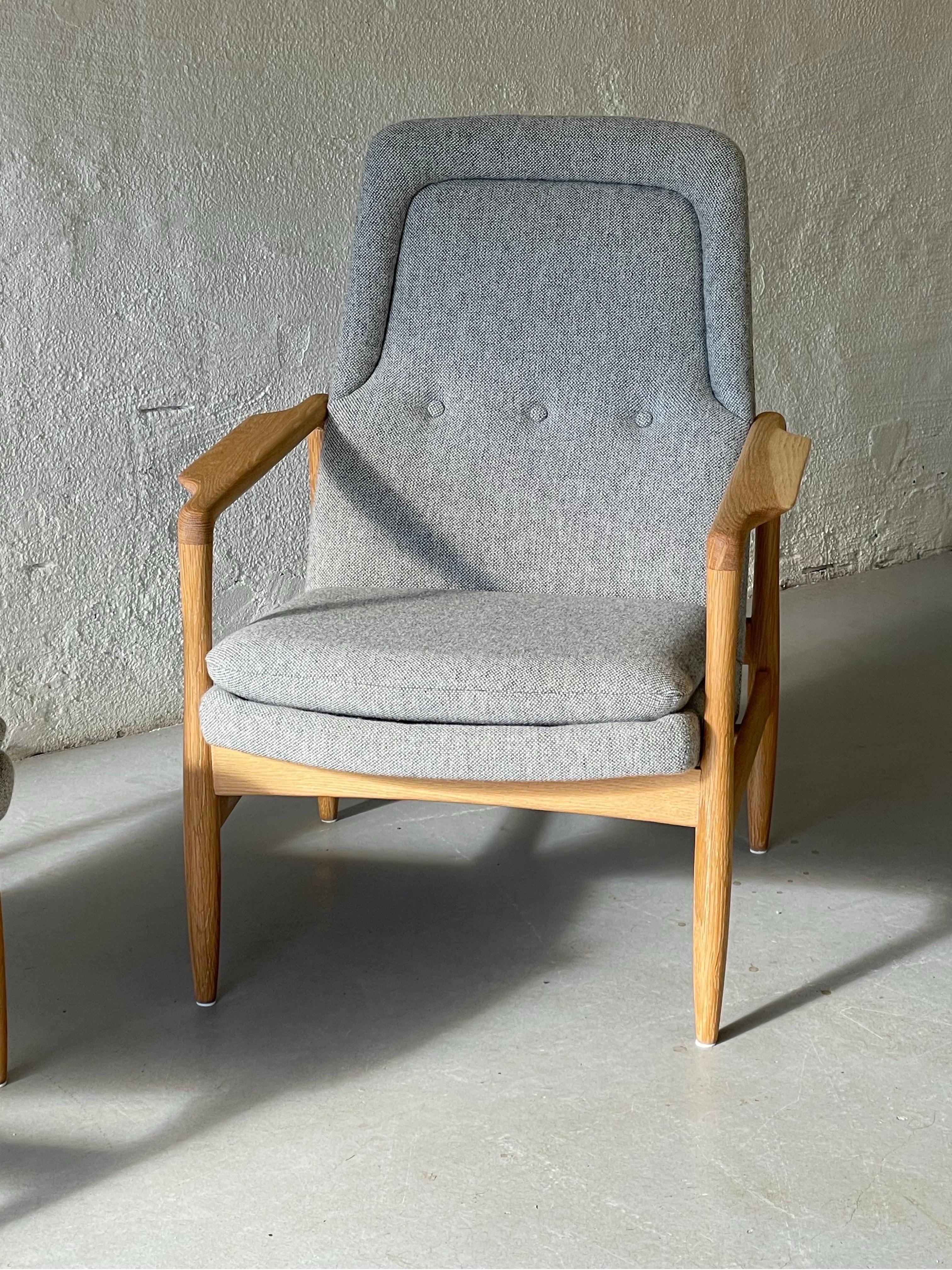 Norwegische Midcentury - Modern Stühle, Torbjørn Afdal, 1957 im Angebot 1