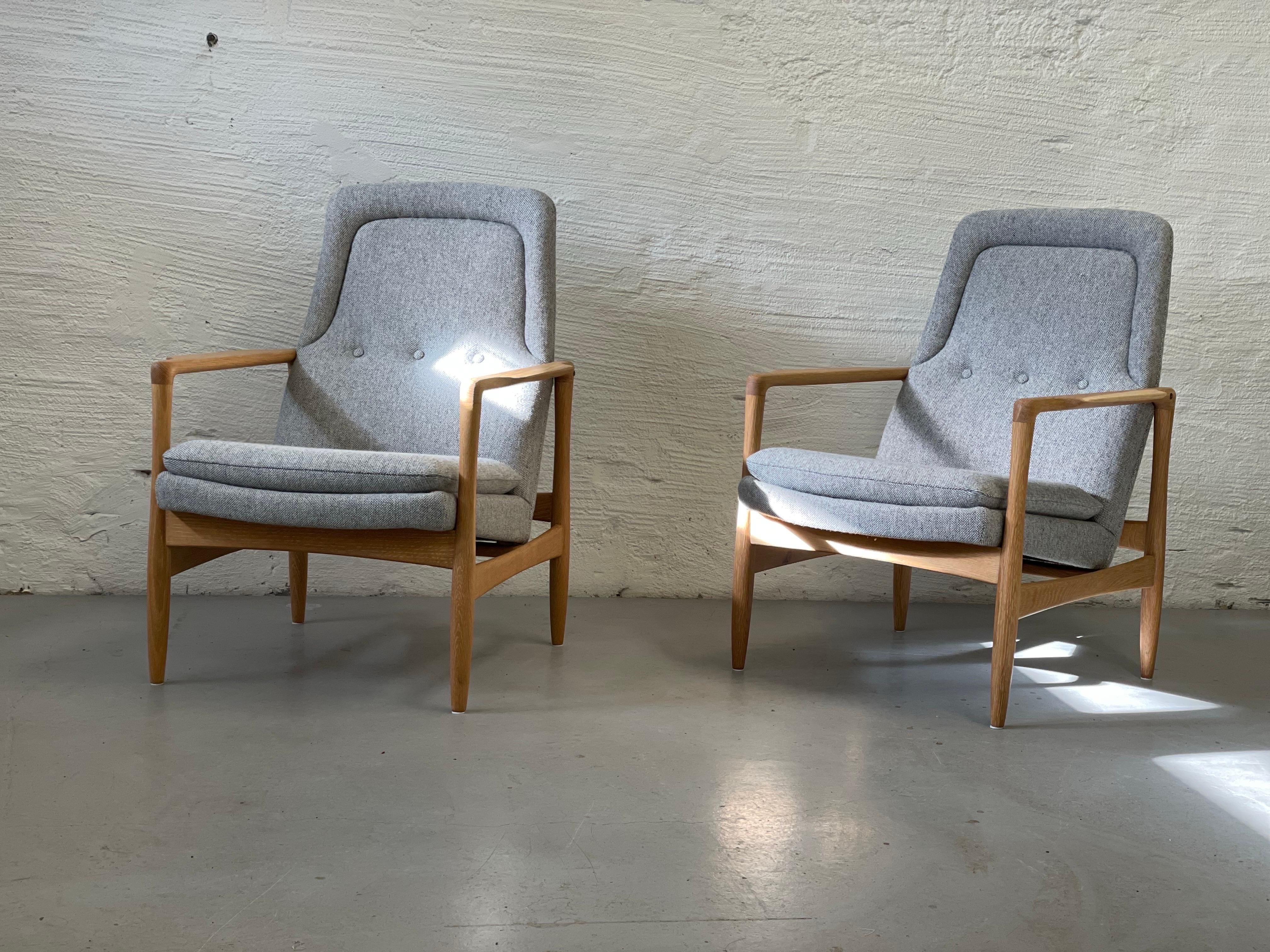 Norwegische Midcentury - Modern Stühle, Torbjørn Afdal, 1957 im Angebot 3
