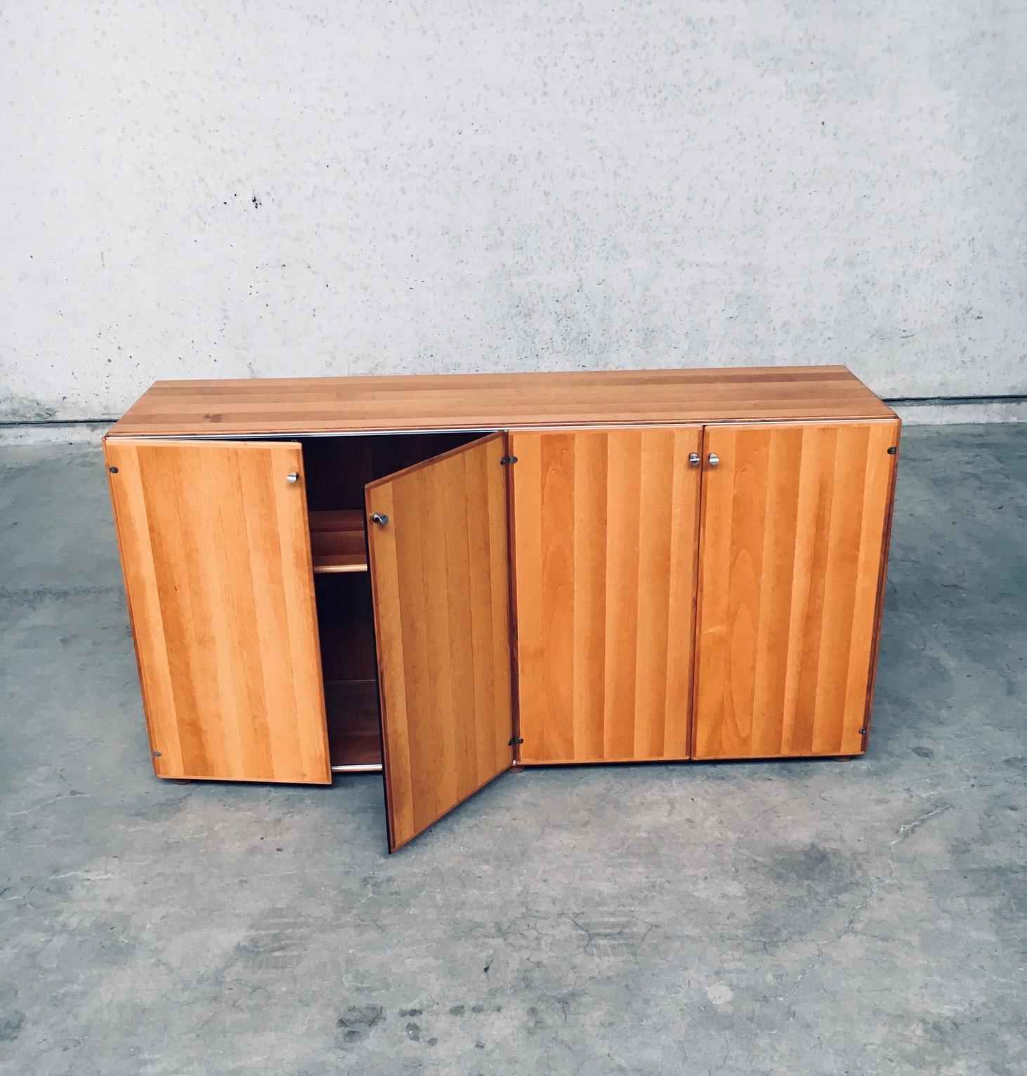 TORCELLO Serie Anrichte der Serie TORCELLO von Afra & Tobia Scarpa für Stildomus, Italien 1980er Jahre (Aluminium) im Angebot