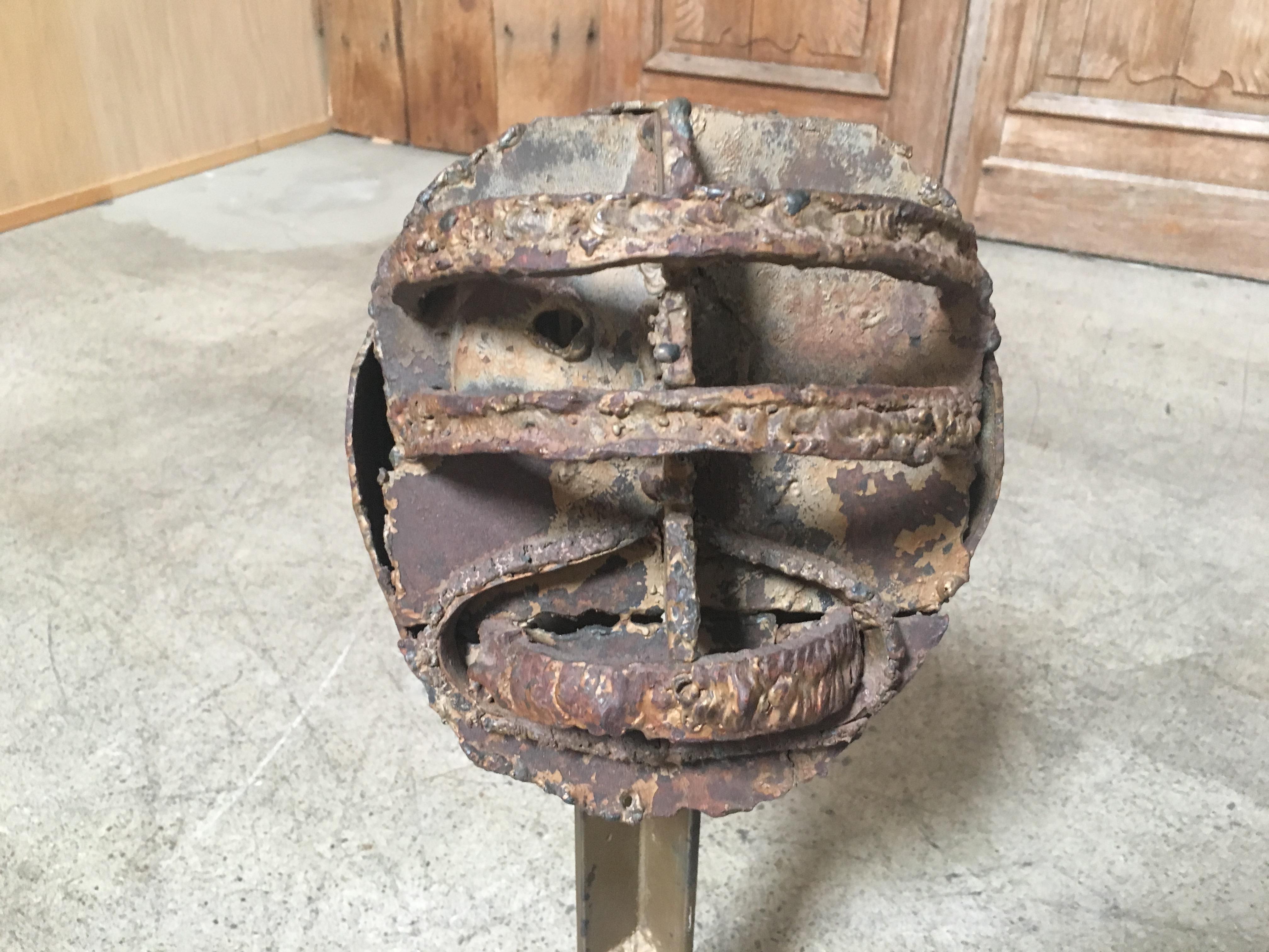 Scultura brutale tagliata con la fiamma ossidrica in vendita 2