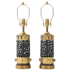 Lampade brutaliste con taglio a torcia