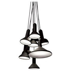 Lampe à suspension torch S10 Bunch L1800 noire par Established &amp;amp; Sons