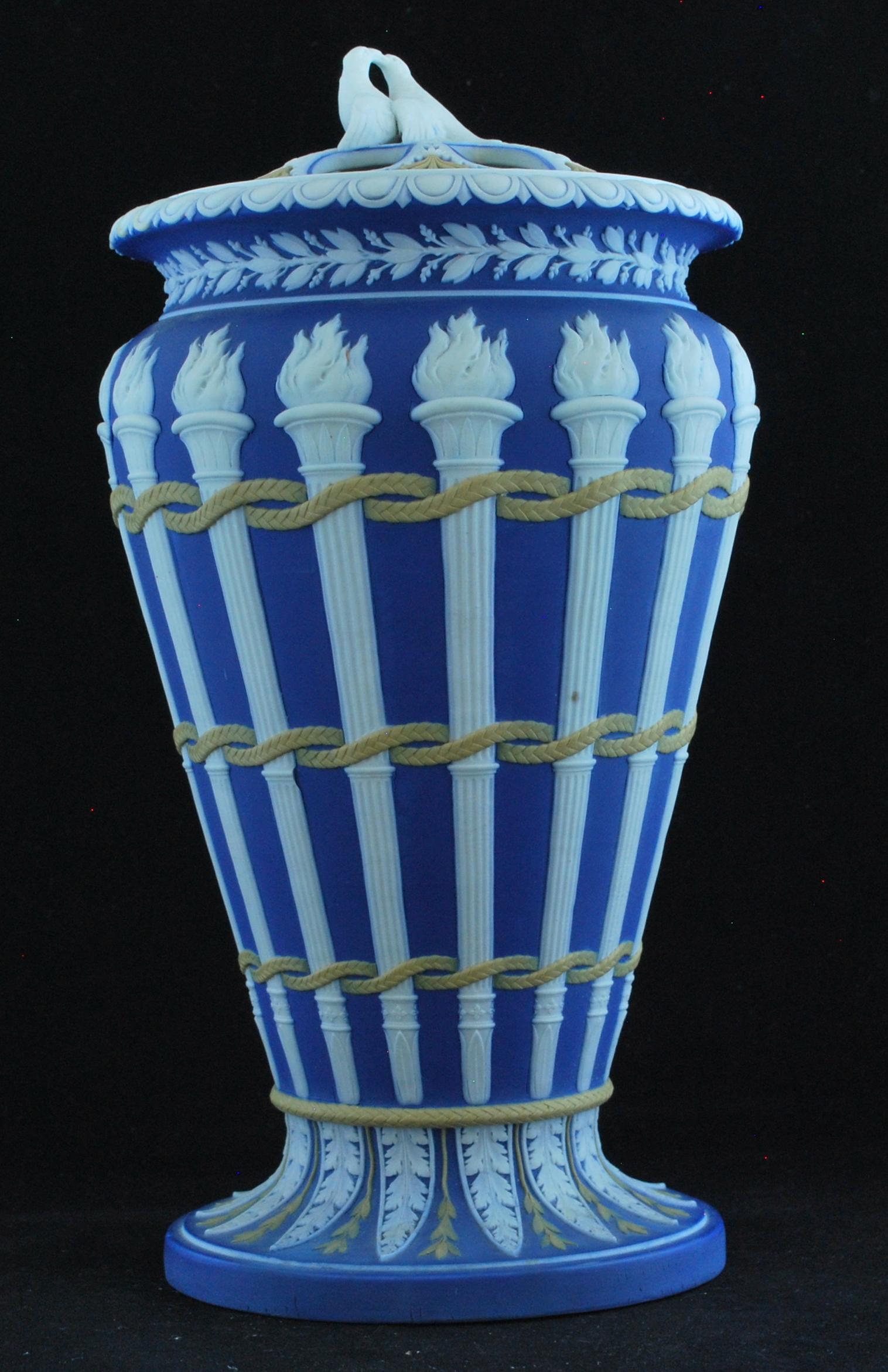 Neoclassical Torch Vase, Wedgwood, circa 1820 For Sale