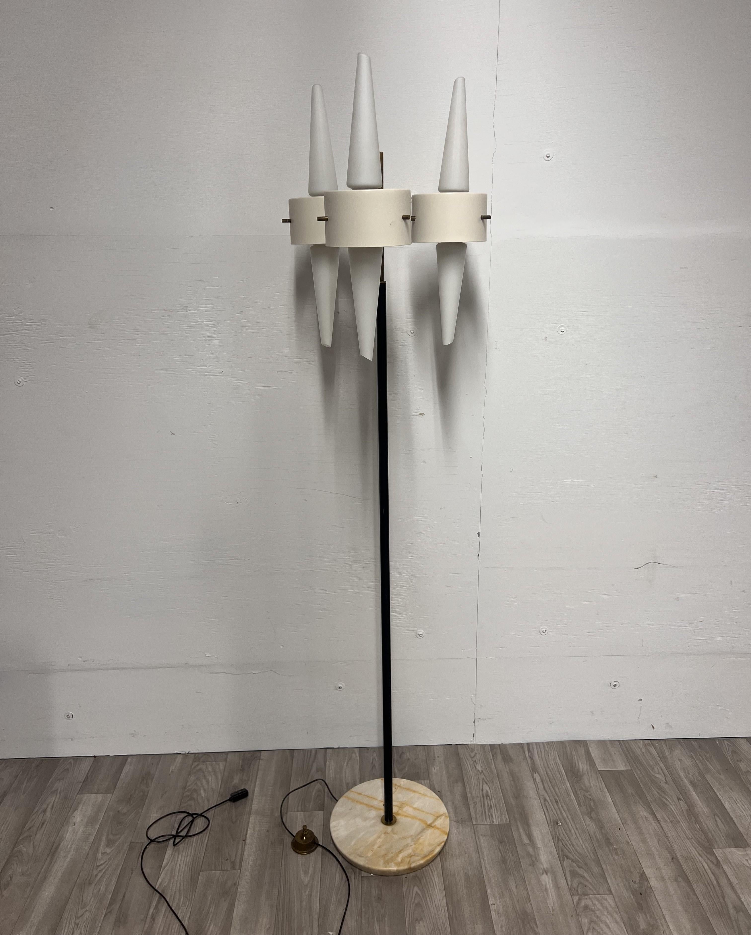 Mid-20th Century Torchere Style Floor Lamp by Stilnovo For Sale