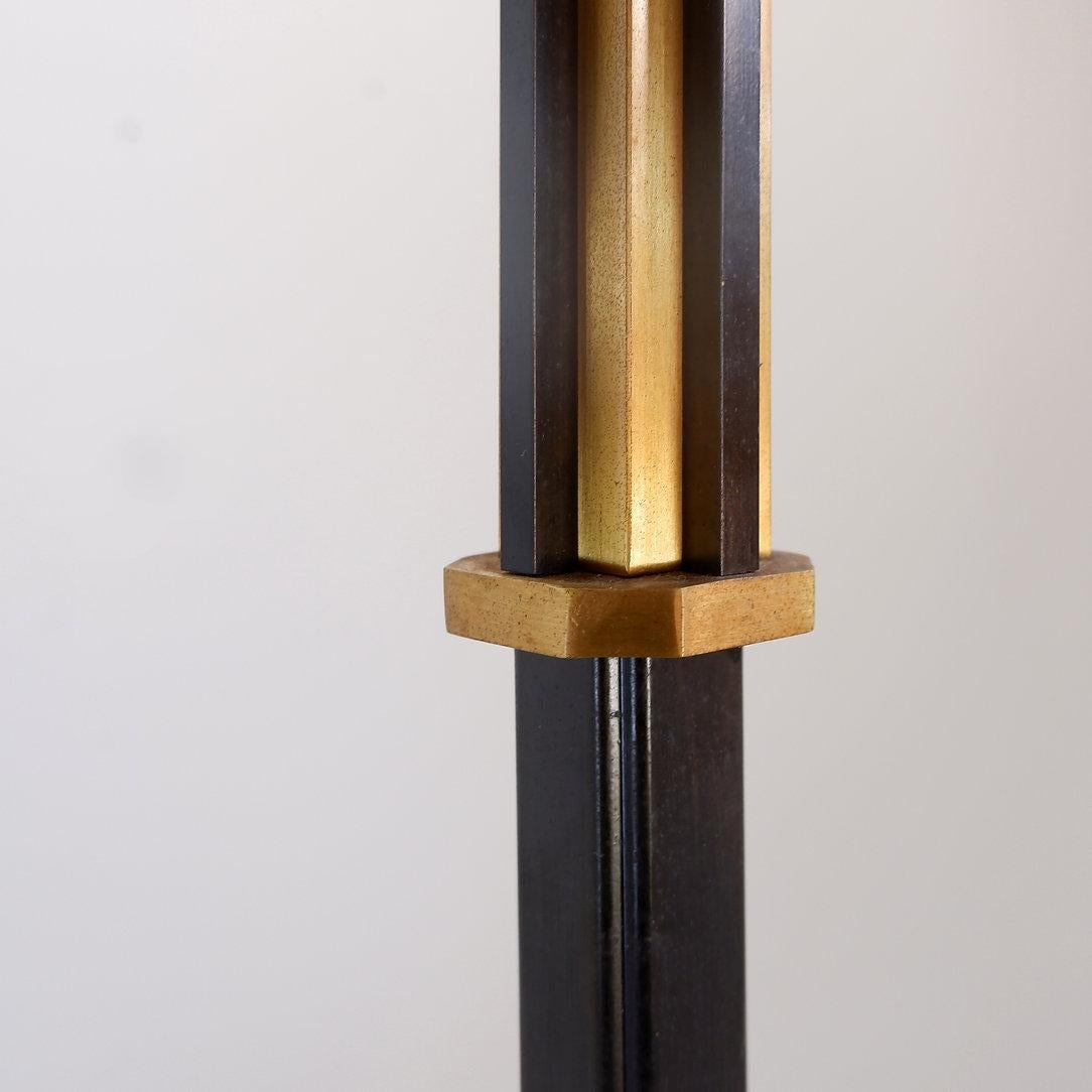 Lampadaire torchère Belgo Chrom Style - 1980 Bon état - En vente à Linkebeek, BE