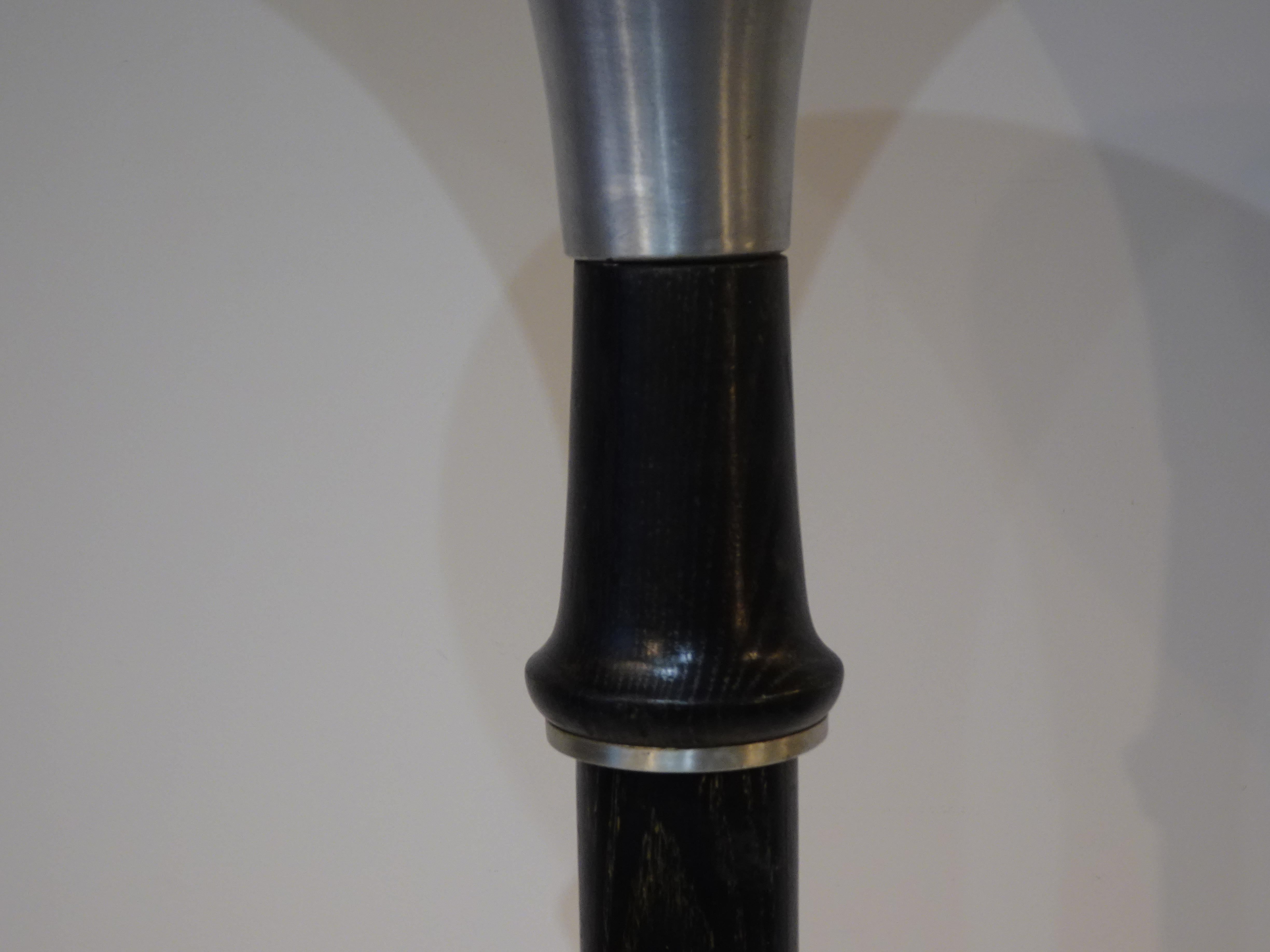 American Torchiere Floor Lamp in the Manner of Russel Wright