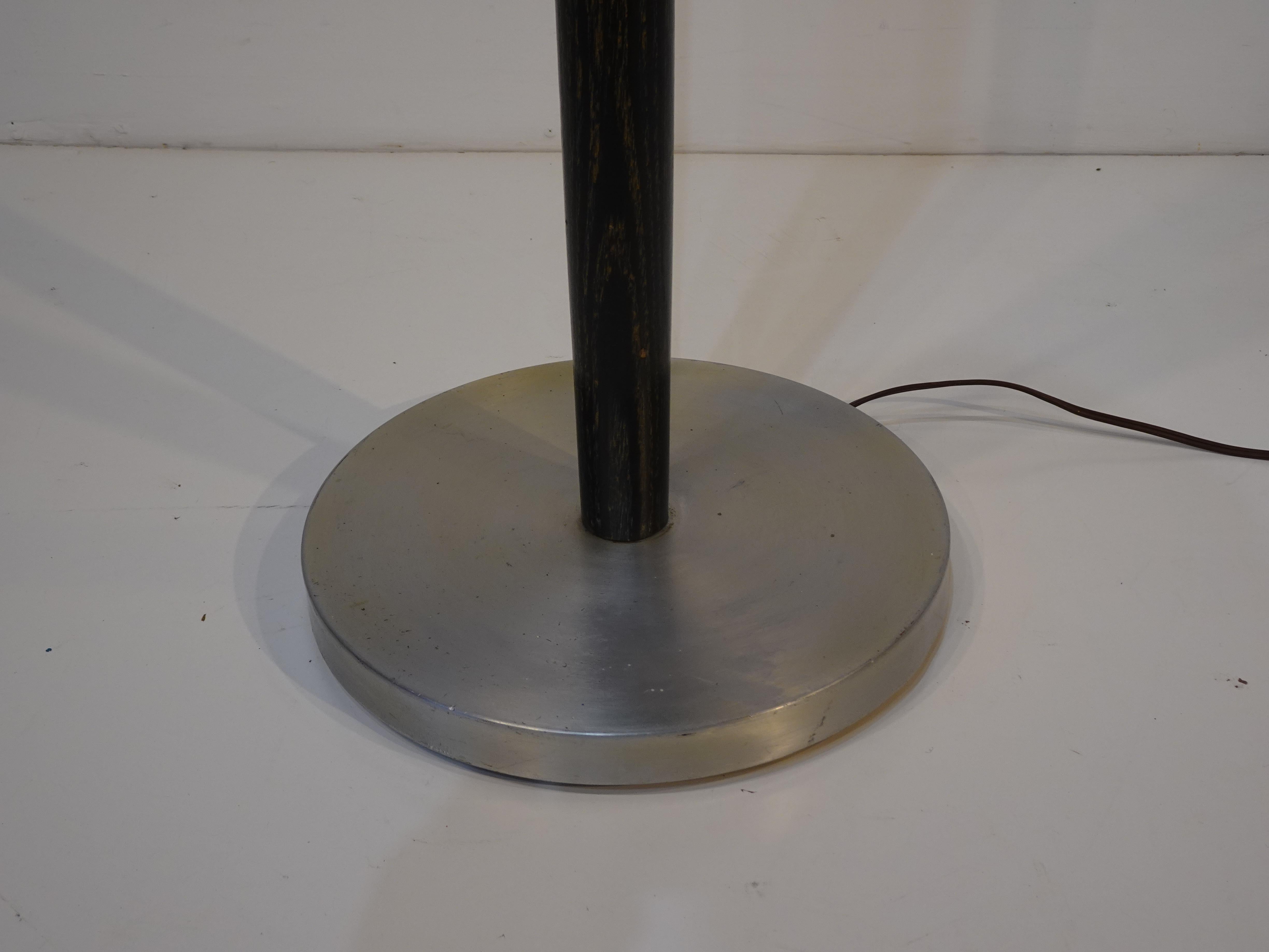 20th Century Torchiere Floor Lamp in the Manner of Russel Wright