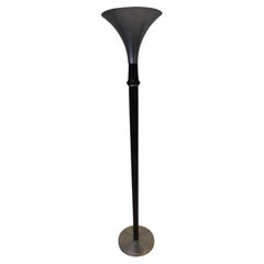 Torchiere Floor Lamp in the Manner of Russel Wright