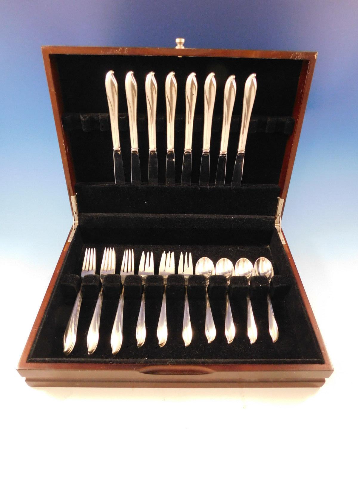 American Torchlight by International Sterling Silver Flatware Set for 8 Service 32 Pieces