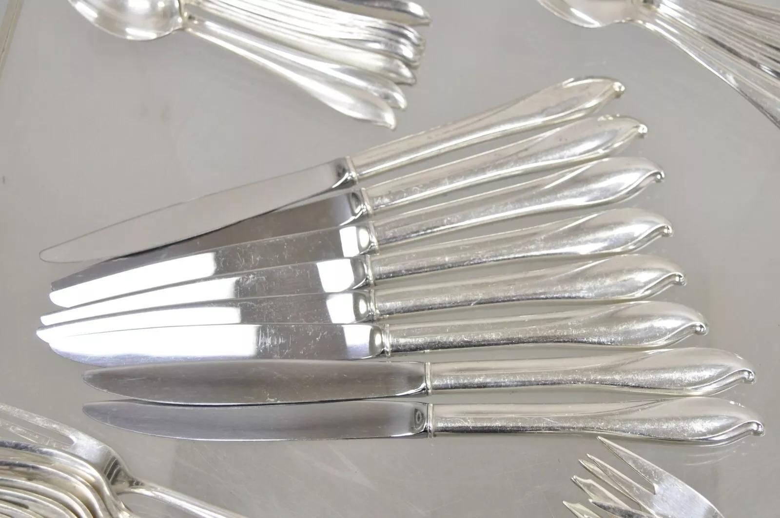 Torchlight by International Sterling Silver Flatware Set Service for 8 - 40 Pcs For Sale 2