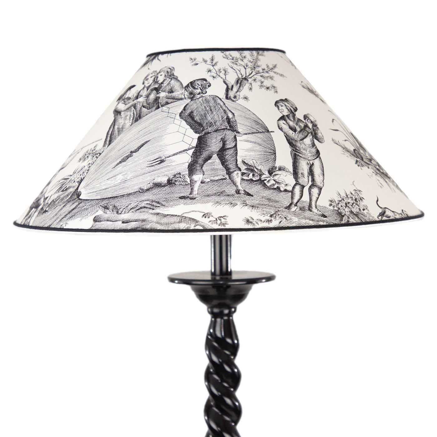 Italian Torchon Table Lamp
