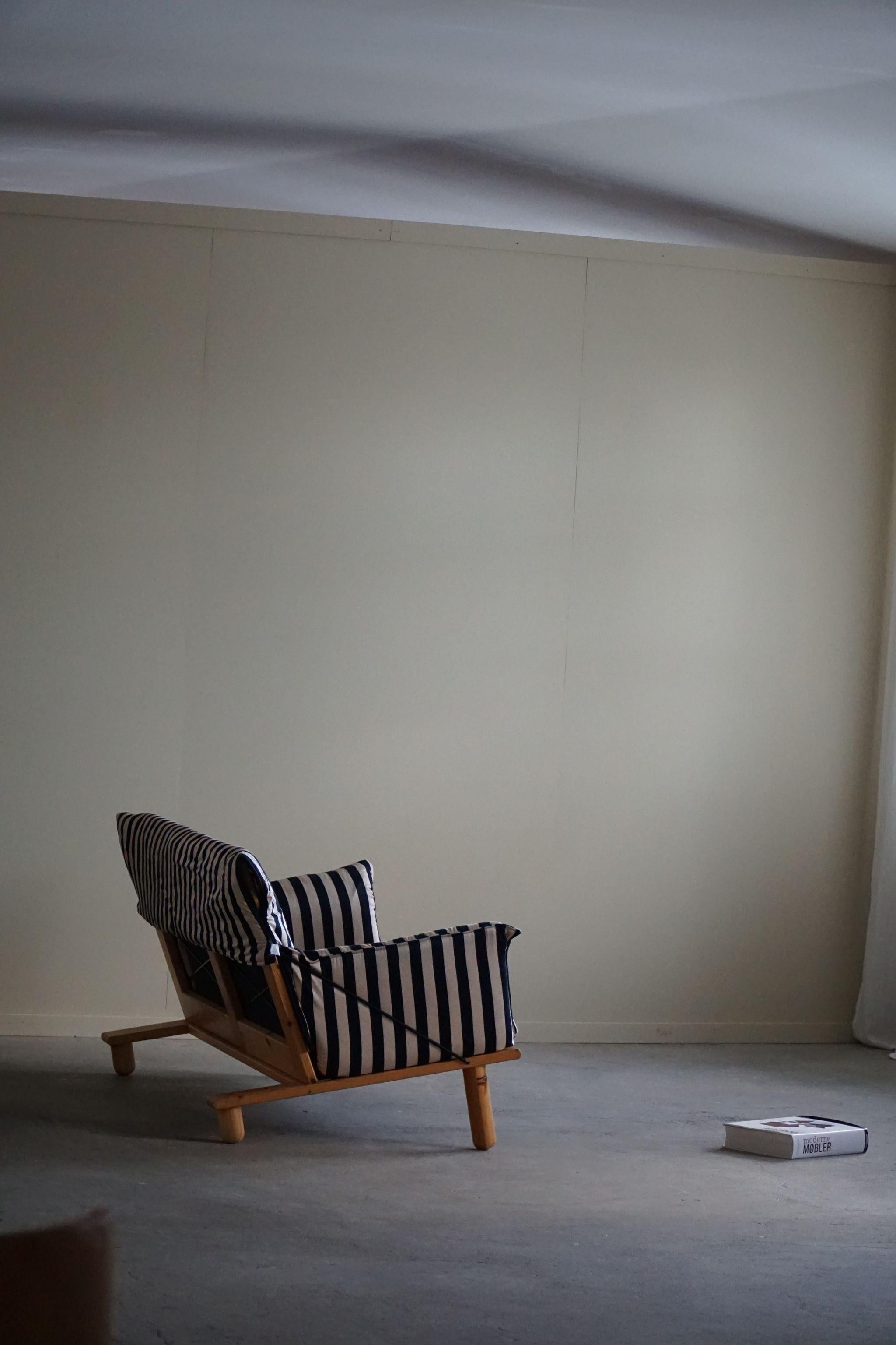 Tord Björklund, 2-Seater Sofa in Fabric & Pine, Model 
