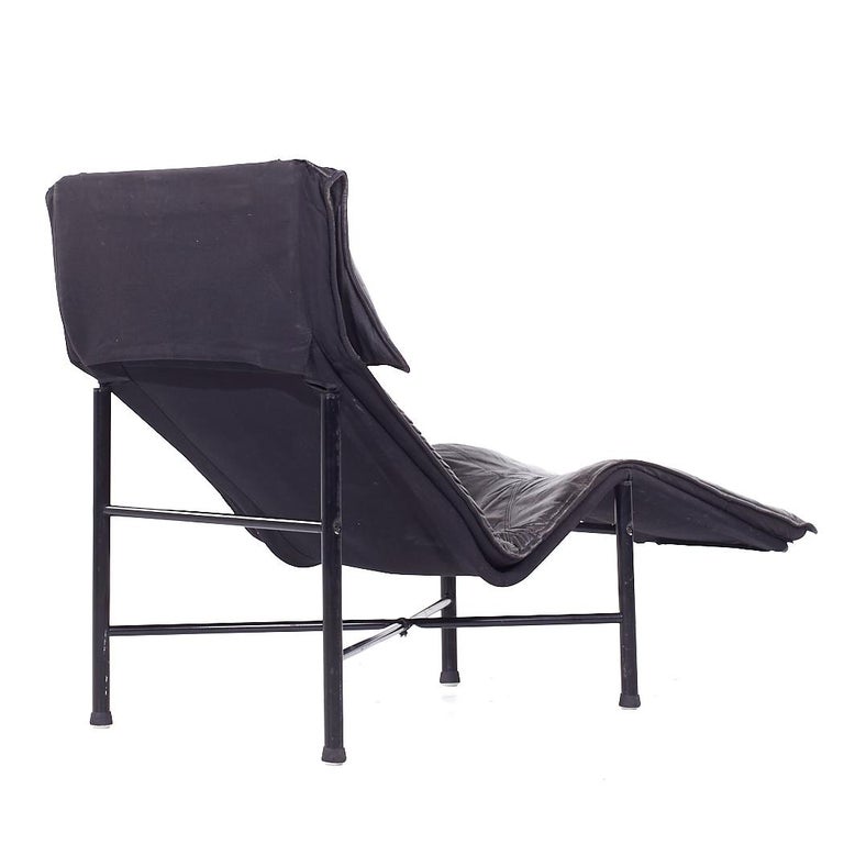 Tord Bjorklund für Ikea Schwarze Ledersessel aus der Mitte des Jahrhunderts bei 1stDibs Deutschland
