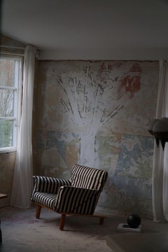 Tord Björklund, Lounge Chair in Fabric & Pine, Model "Gotland" for IKEA, 1980s