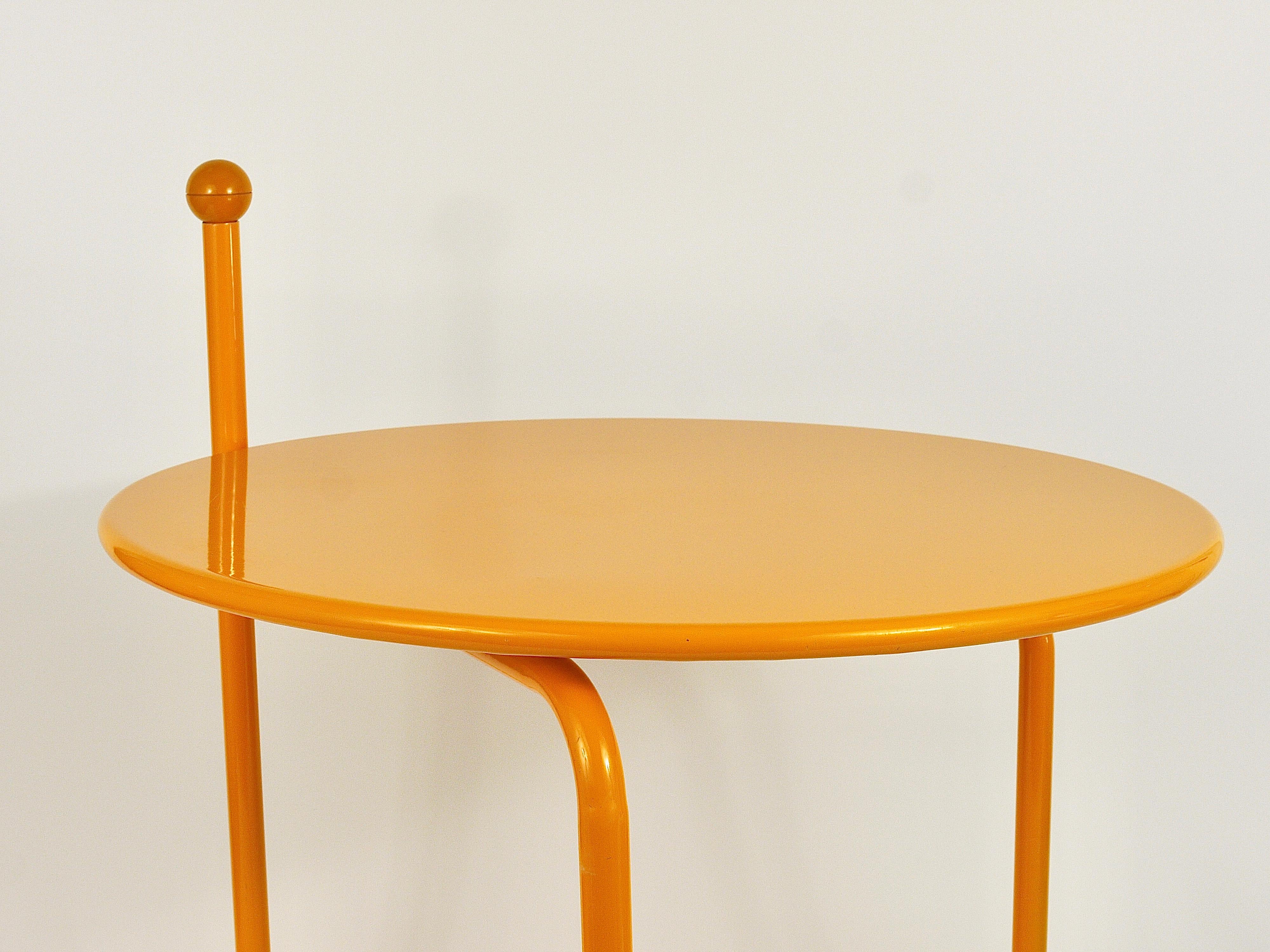 Tord Bjorklund Post-modern Side or Coffee Table, Memphis Style, Sweden, 1980s For Sale 2