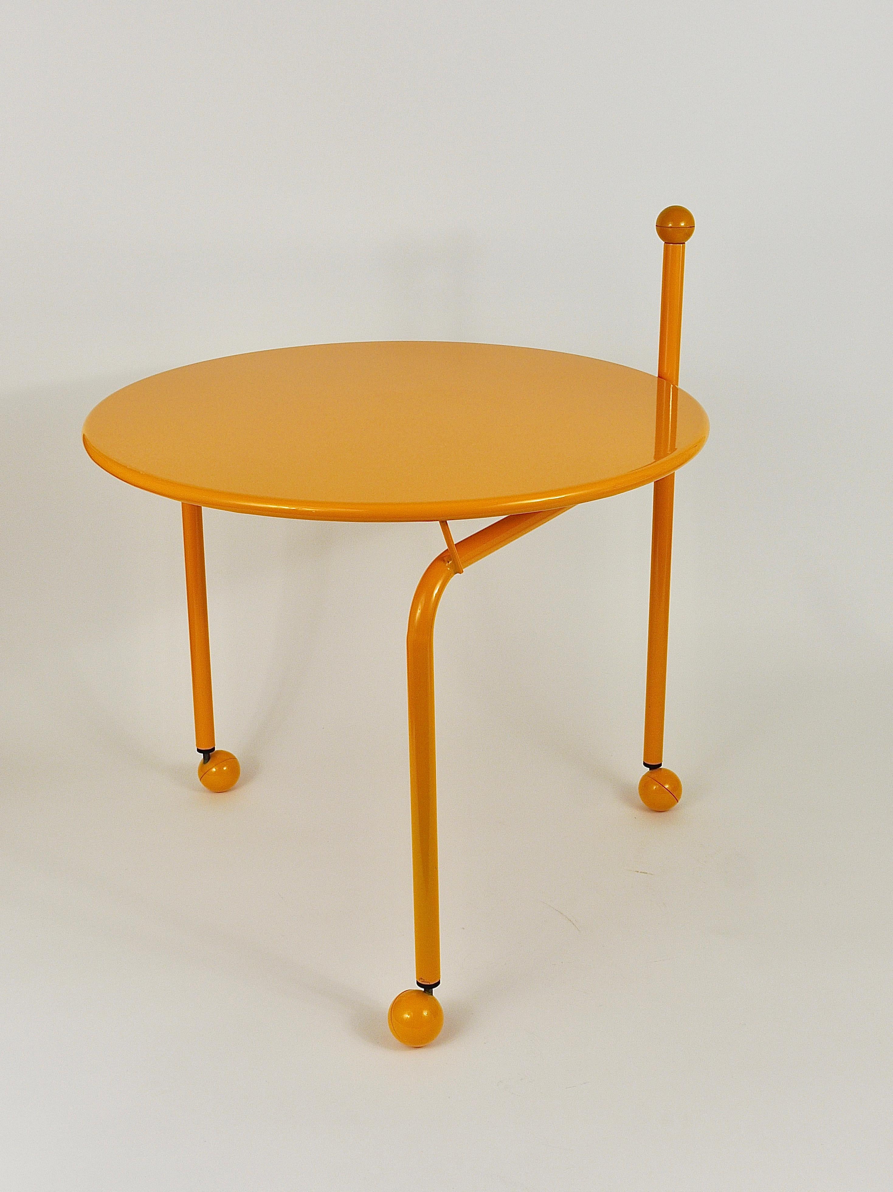 Swedish Tord Bjorklund Post-modern Side or Coffee Table, Memphis Style, Sweden, 1980s For Sale